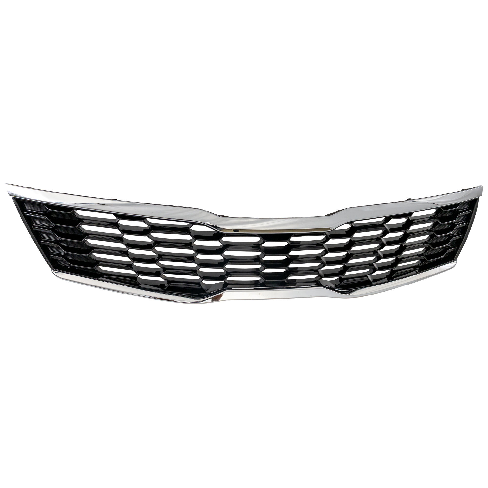 AM OPTIMA 19-20 GRILLE Chrome Black Shell And Insert w o Arround View Camera CAPA SKU GRK07010025Q Partslink KI1200211C OEM 86350D5520
