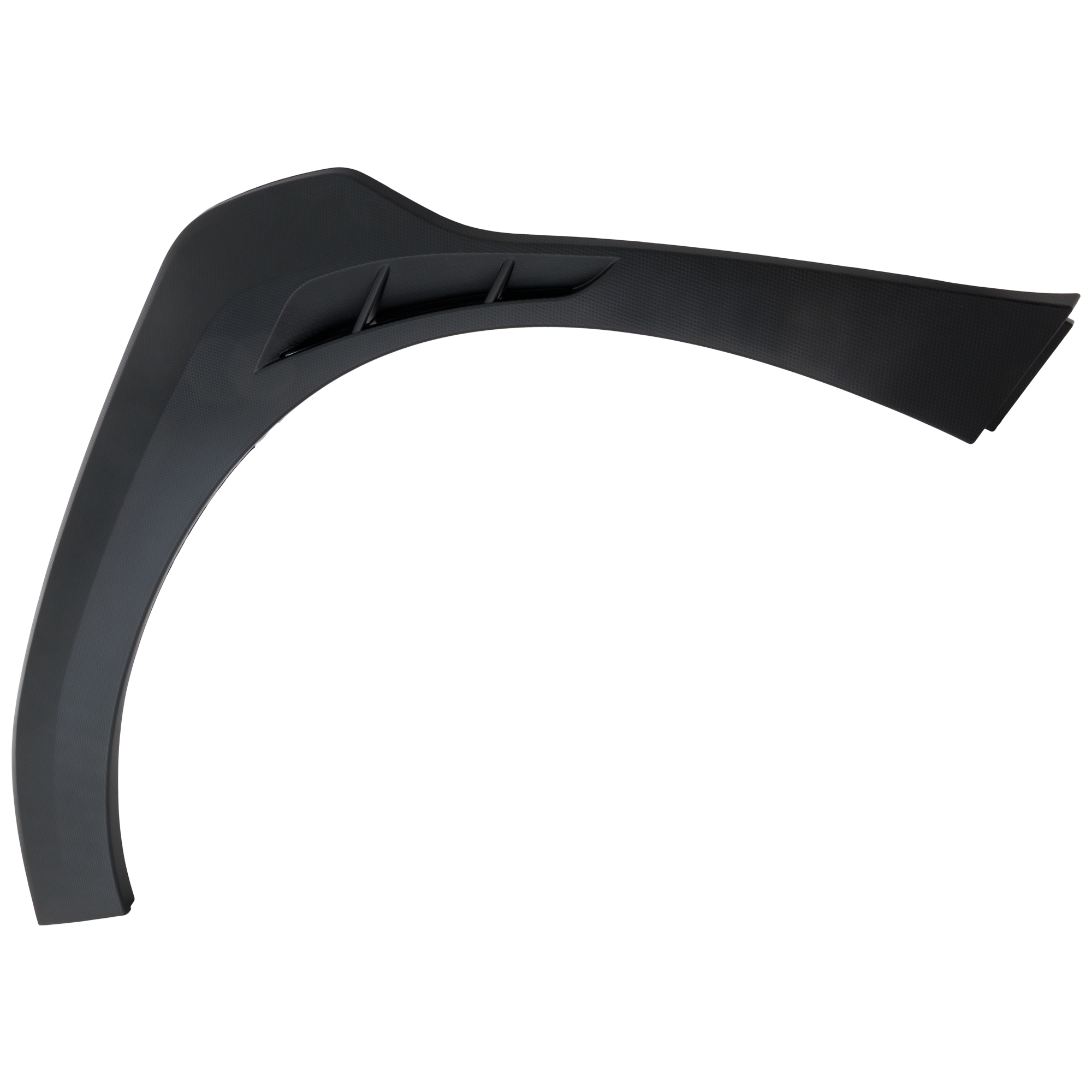 AM CROSSTREK 24-24 FRONT WHEEL OPENING MOLDING LH On Garnish Textured Black Limited Onyx Edition Sport Base Convenience Premium Touring Models CAPA SKU GS22130028Q Partslink SU1290105C OEM 91112FN21A