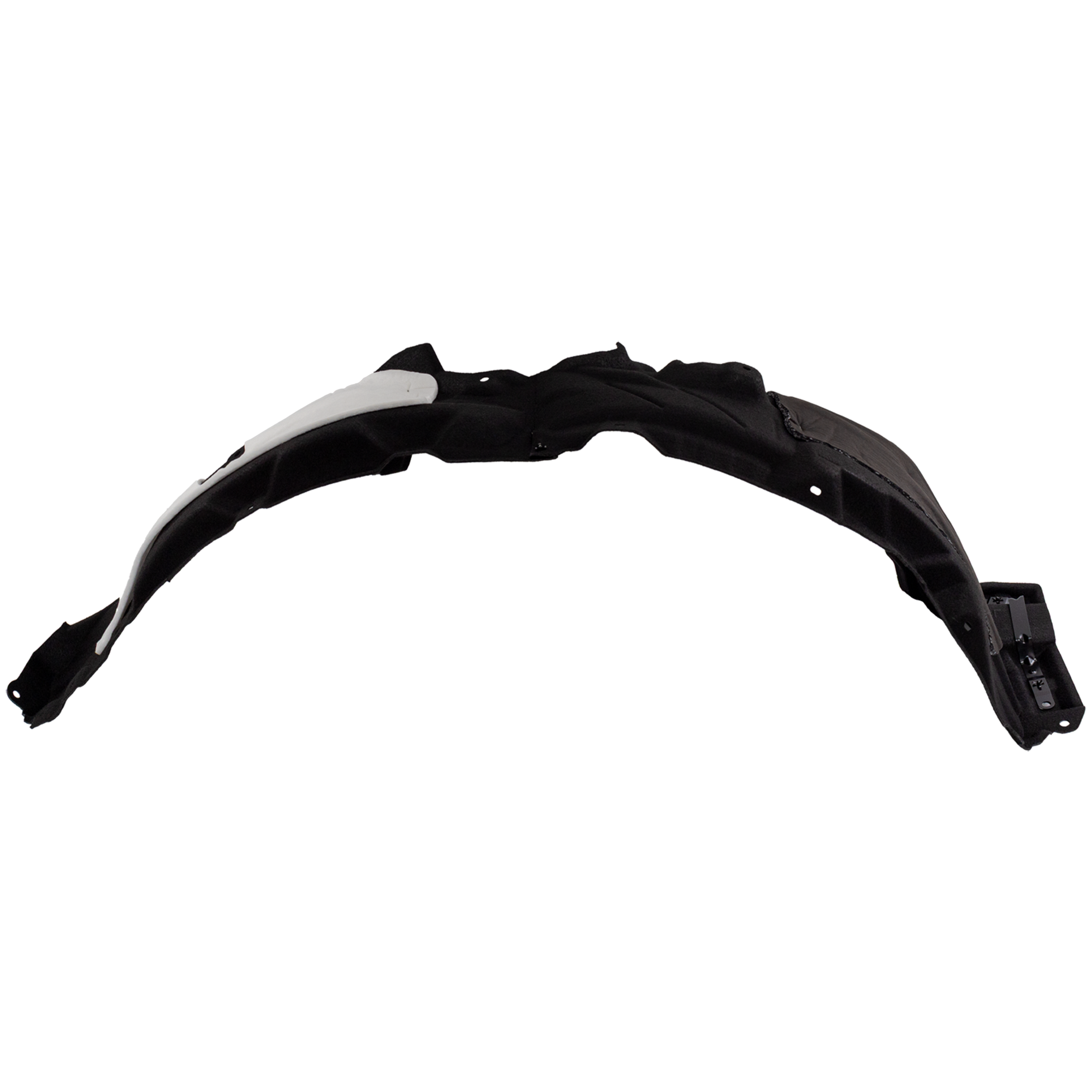 AM CROWN 23-25 FRONT FENDER LINER RH Plastic Heat Form w Insulation Foam and Extension SKU GT22210001 Partslink TO1249259 OEM 5387530320