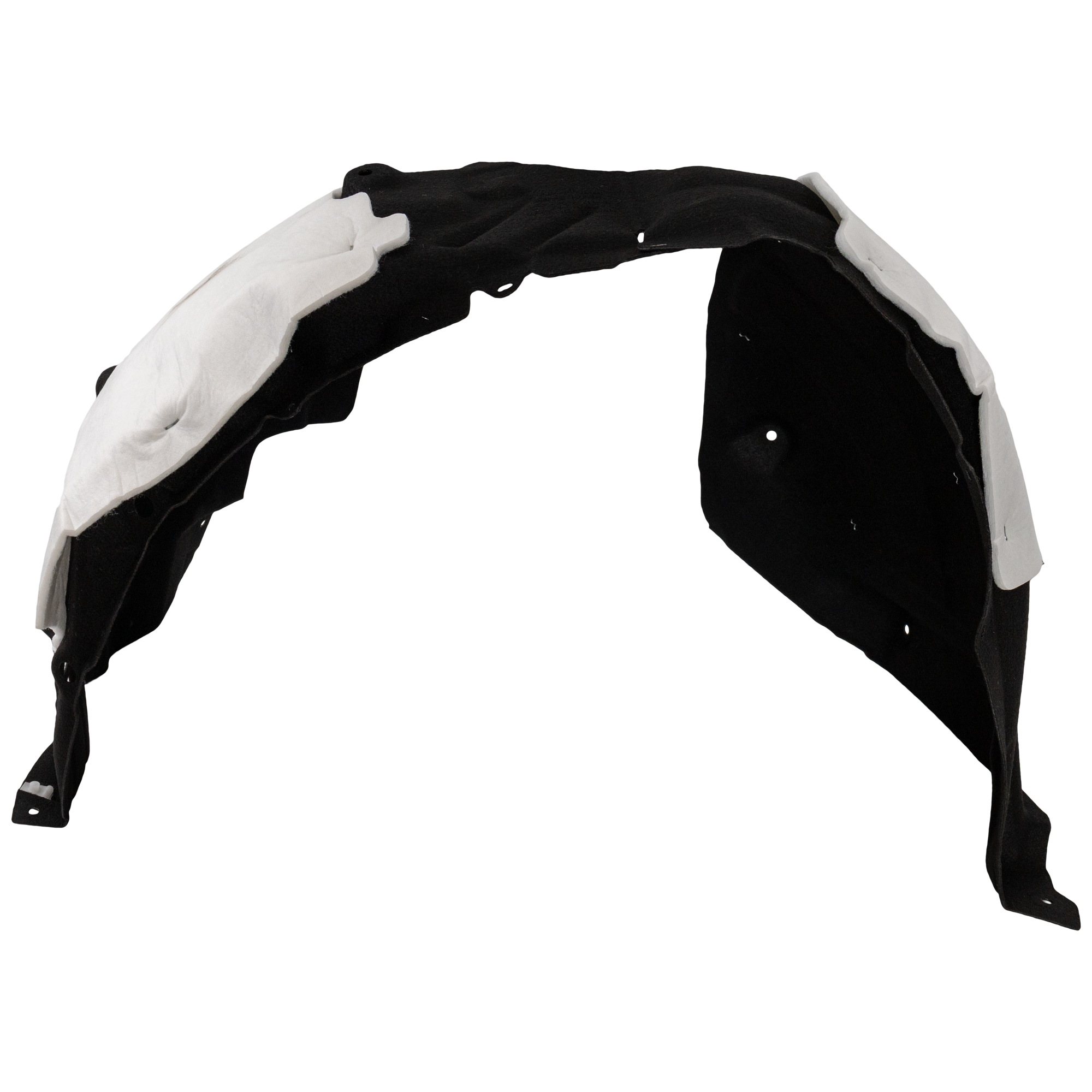 AM SIENNA 23-25 FRONT FENDER LINER LH Plastic Platinum Model Thermo Form w Insulation Foam CAPA SKU GT22210124Q Partslink TO1248258C OEM 5380608071