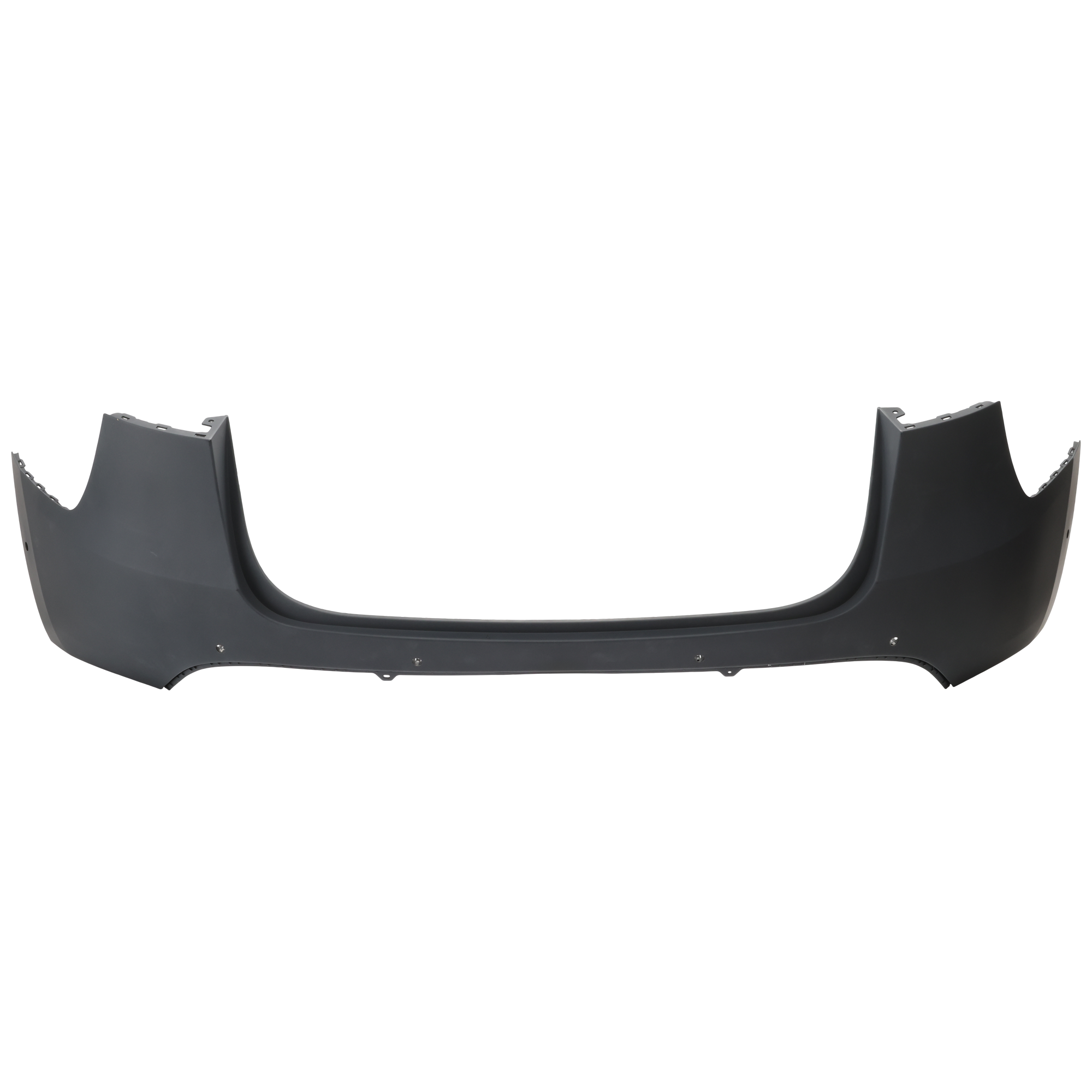AM MODEL Y 20-24 REAR BUMPER COVER Upper Primed w Parking Aid Sensor Holes CAPA SKU GT76010053PQ Partslink TA1114100C OEM 1493735S0A