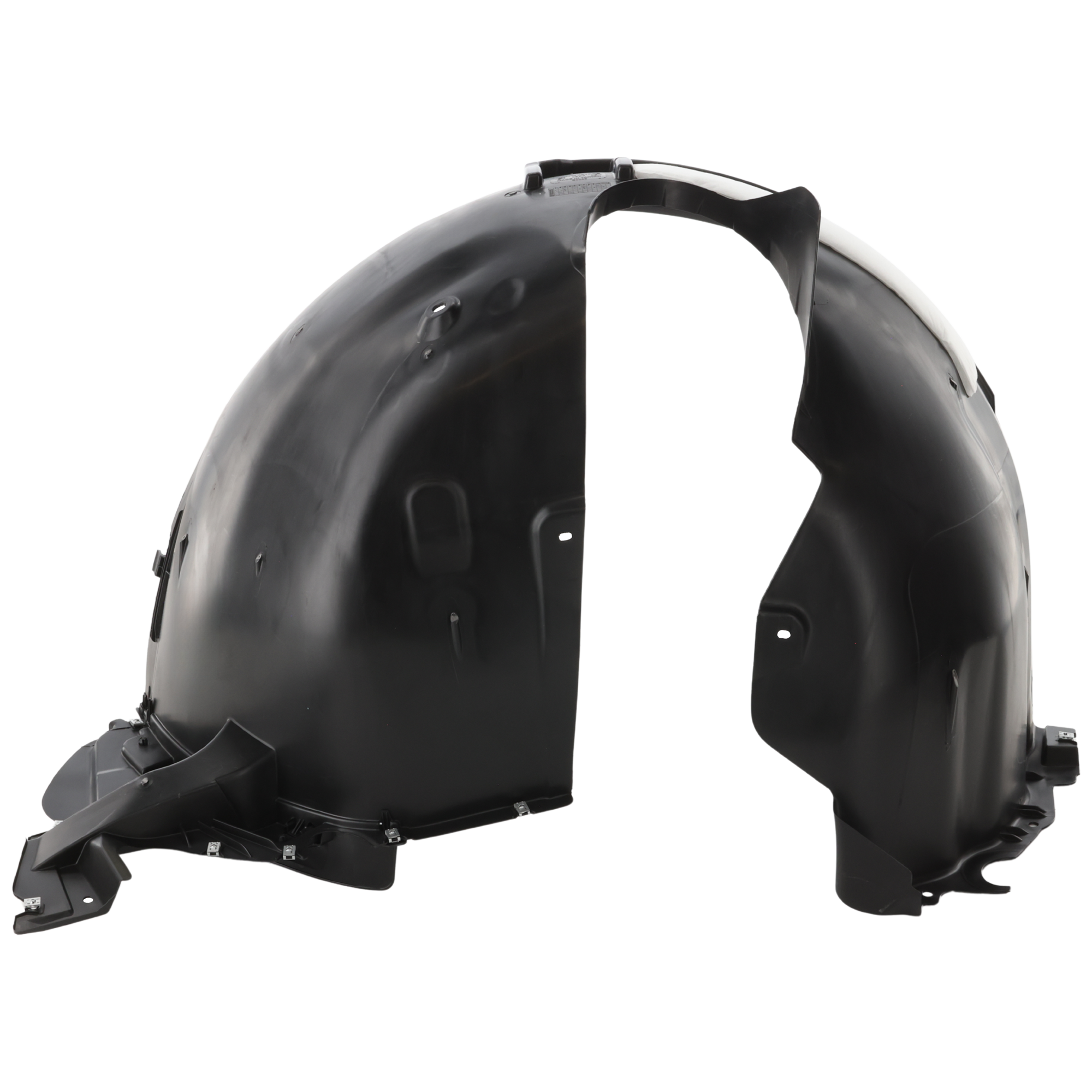 AM TIGUAN 22-23 FRONT FENDER LINER RH Plastic Injection Form w Insulation Foam Comfortline S SE Trendline Models CAPA SKU GV22210005Q Partslink VW1249162C OEM 5NN805912B