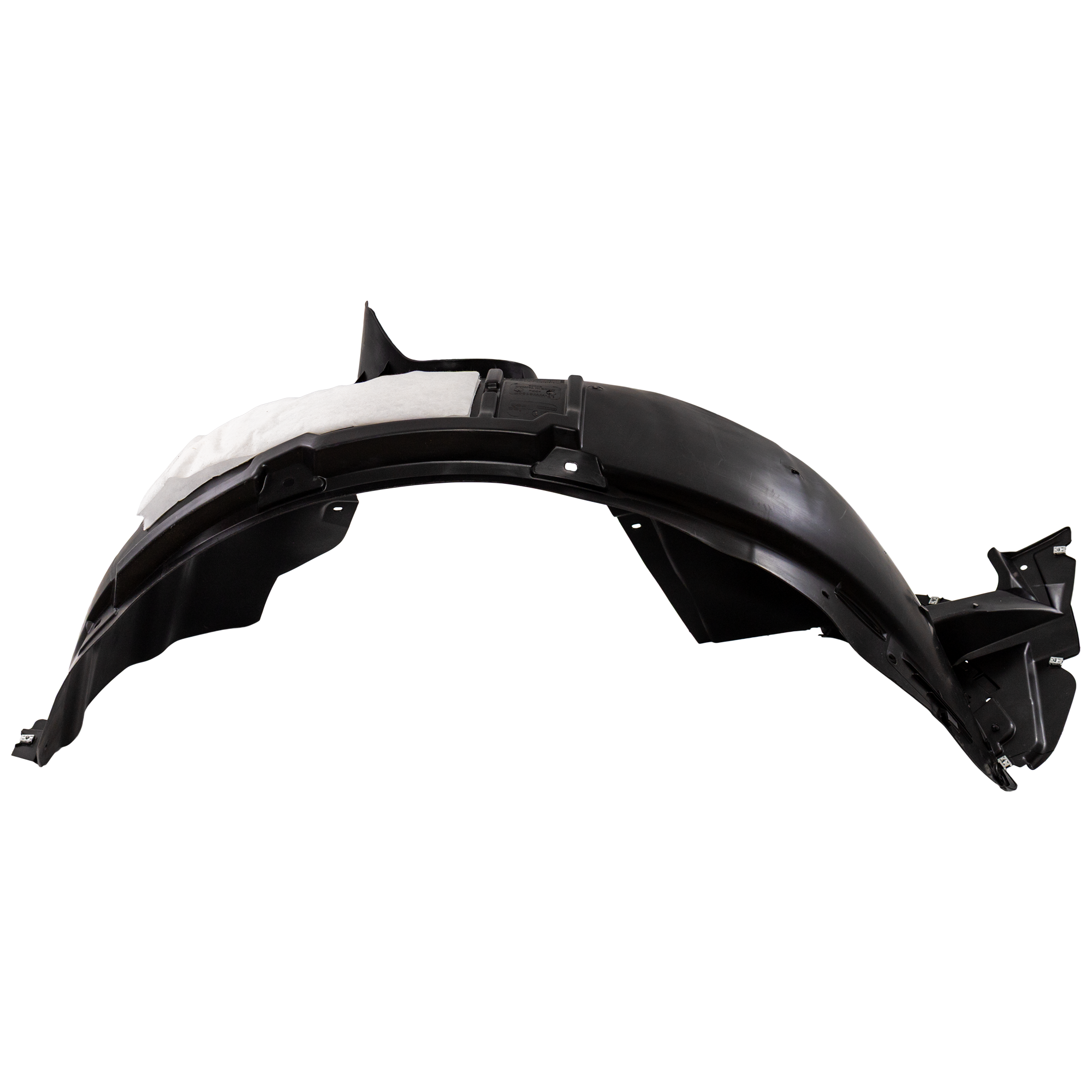 AM TIGUAN 22-23 FRONT FENDER LINER RH Plastic Injection Form w Insulation Foam Comfortline S SE Trendline Models SKU GV22210005 Partslink VW1249162 OEM 5NN805912B