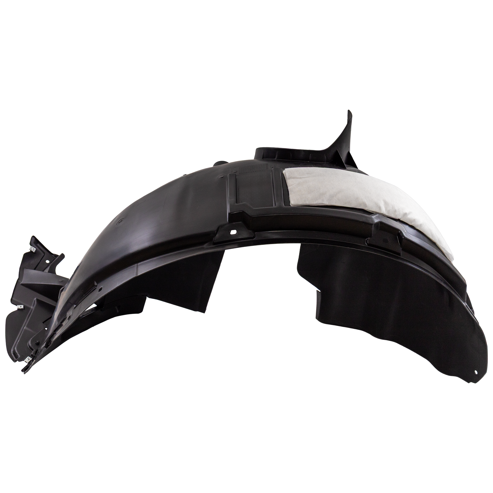 AM TIGUAN 22-23 FRONT FENDER LINER LH Plastic Injection Form w Insulation Foam Comfortline S SE Trendline Models SKU GV22210006 Partslink VW1248162 OEM 5NN805911B