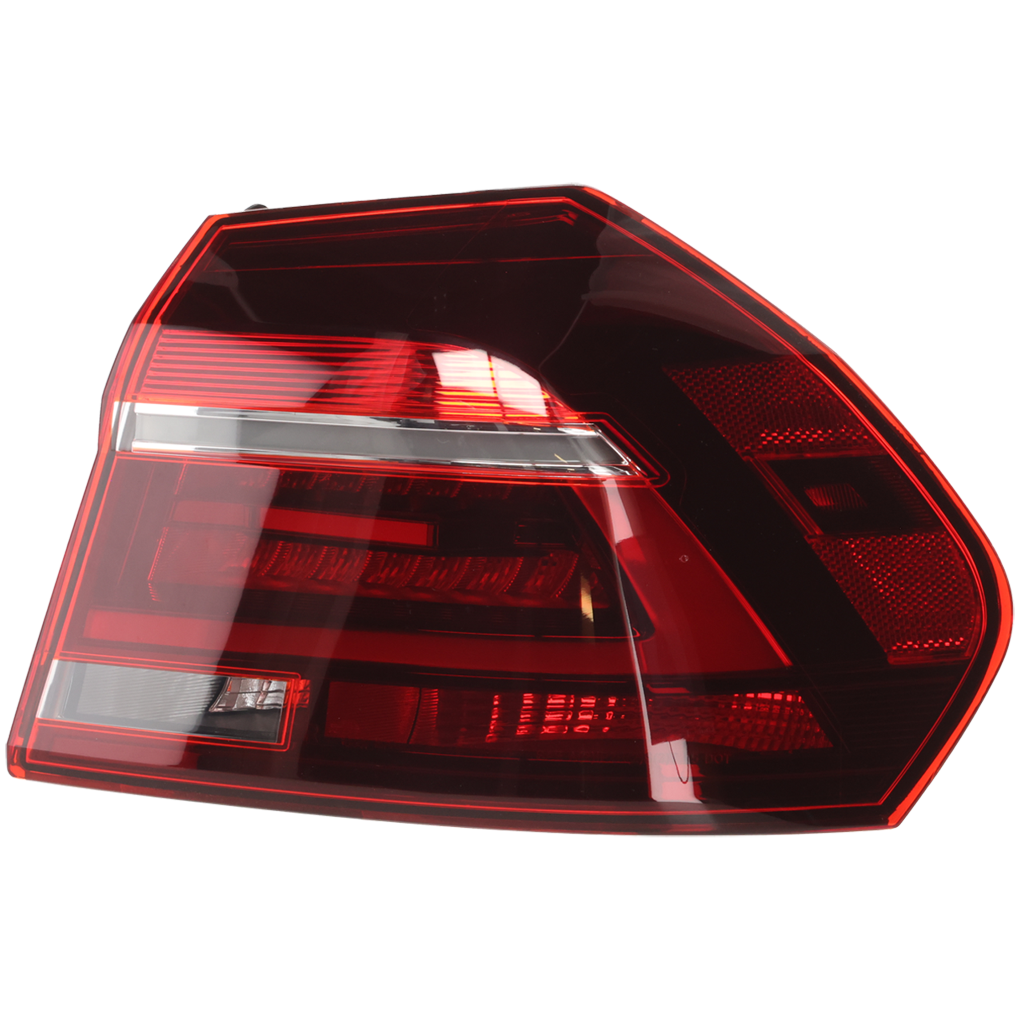 AM PASSAT 17-19 TAIL LAMP RH Outer Assembly LED From 7-4-16 CAPA SKU GV73010029AQ Partslink VW2805123C OEM 561945208C