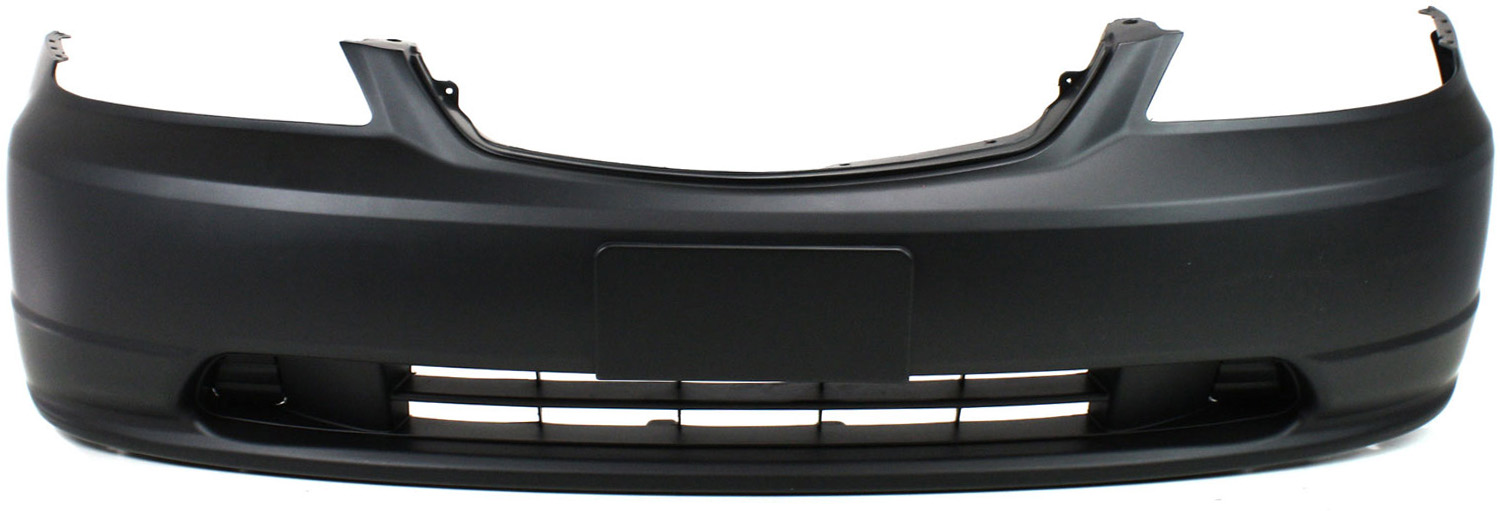 AM CIVIC 01-03 FRONT BUMPER COVER Primed Coupe Sedan CAPA SKU H010303PQ Partslink HO1000197C OEM 04711S5PA90ZZ