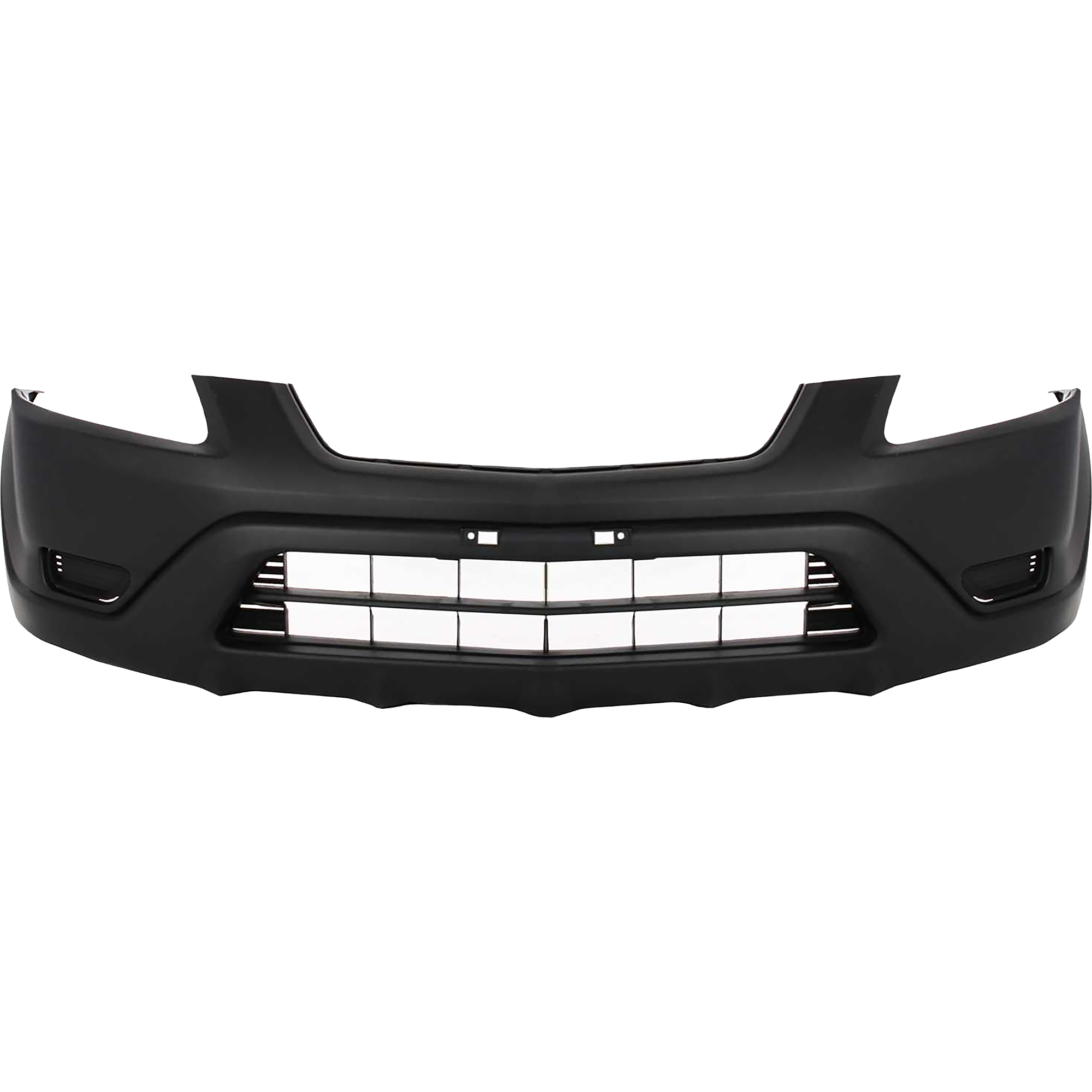 AM CR V 02-04 FRONT BUMPER COVER Textured w o Fog Light Holes USA Built CAPA SKU H010309Q Partslink HO1000202C OEM 04711S9AA90