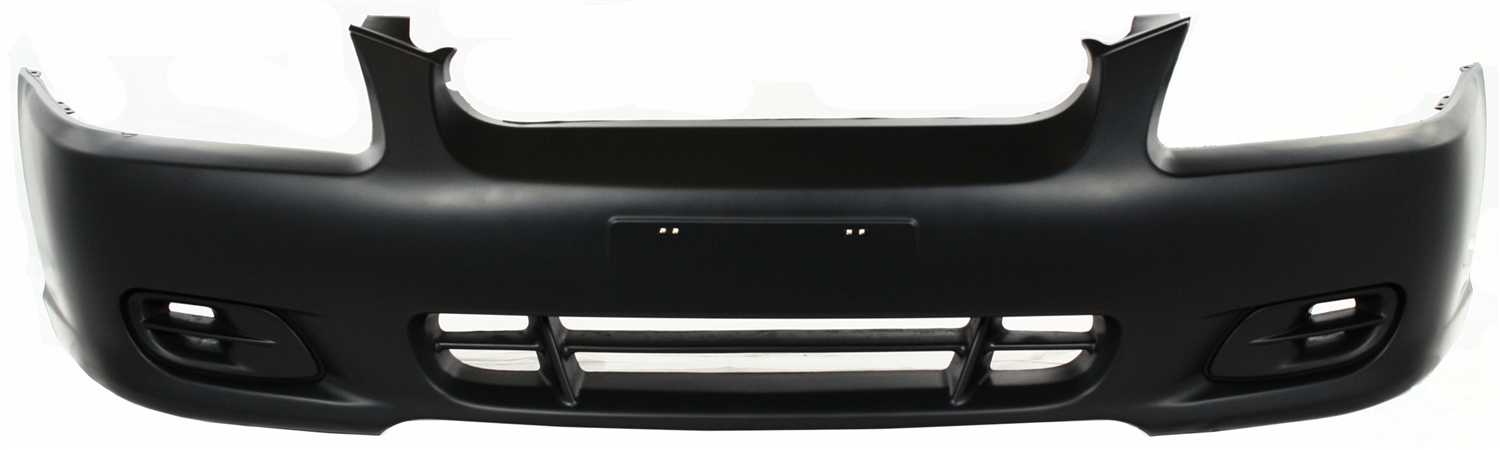 AM ACCENT 00-02 FRONT BUMPER COVER Primed w o Fog Light Holes GL Model Sedan SKU H010314P Partslink HY1000133 OEM 8651025000