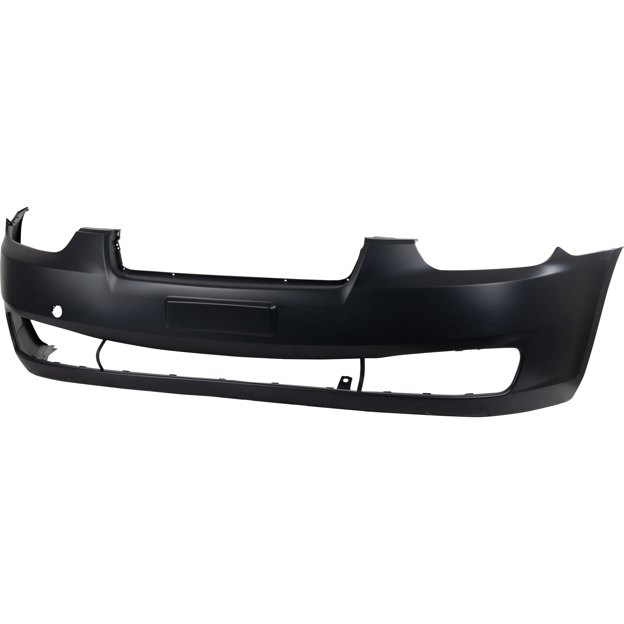 AM ACCENT 06-11 FRONT BUMPER COVER Primed w Tow Hook Hole Hatchback 07-11 Sedan CAPA SKU H010357PQ Partslink HY1000163C OEM 865111E010