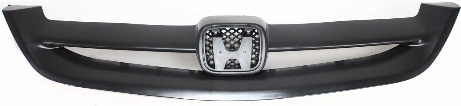 AM CIVIC 01-03 GRILLE Plastic PP Black Shell and Insert Coupe SKU H070102 Partslink HO1200153 OEM 71121S5PA01ZC