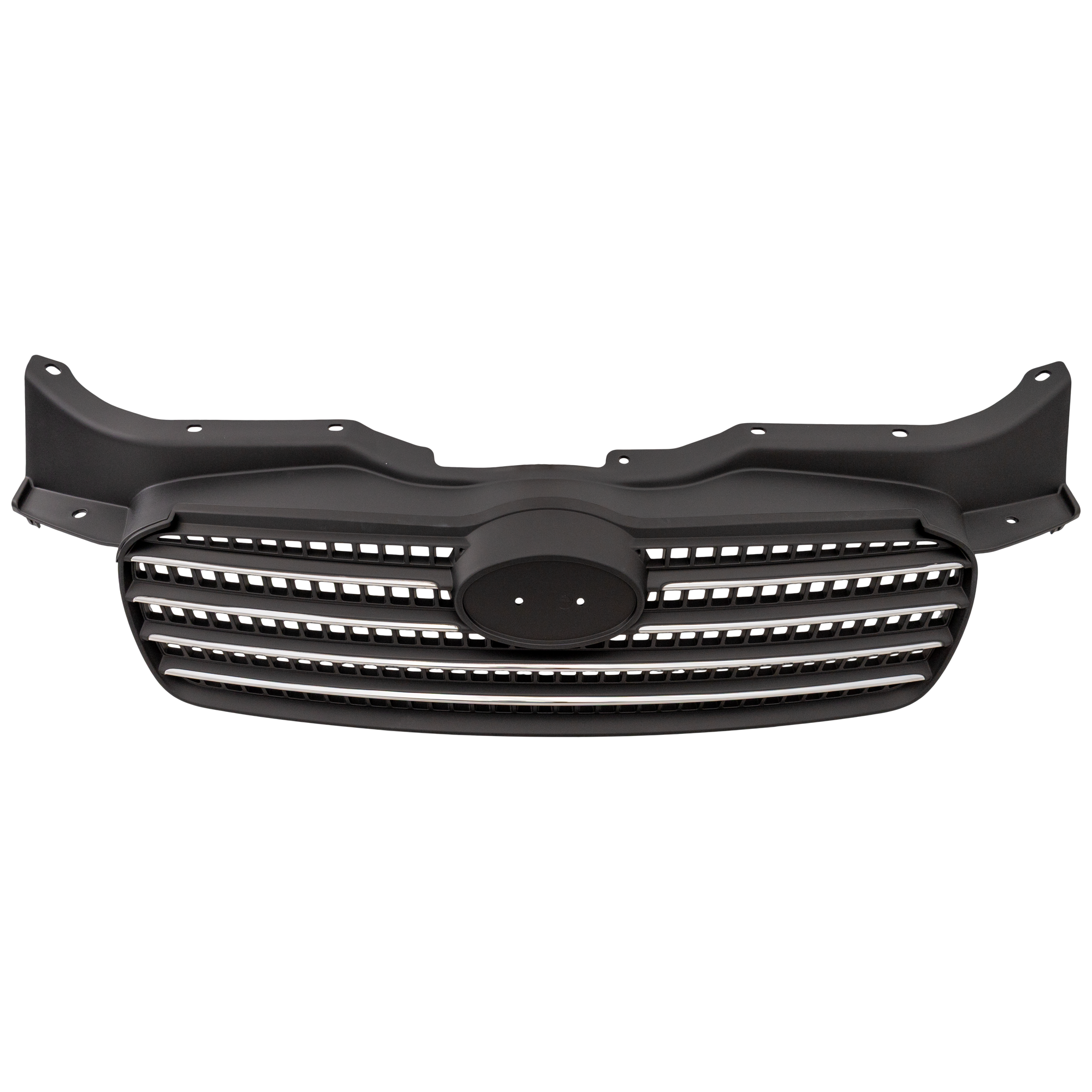 AM ACCENT 06-11 GRILLE Chrome Shell Painted Black Insert Sedan SKU H070153 Partslink HY1200143 OEM 863601E011