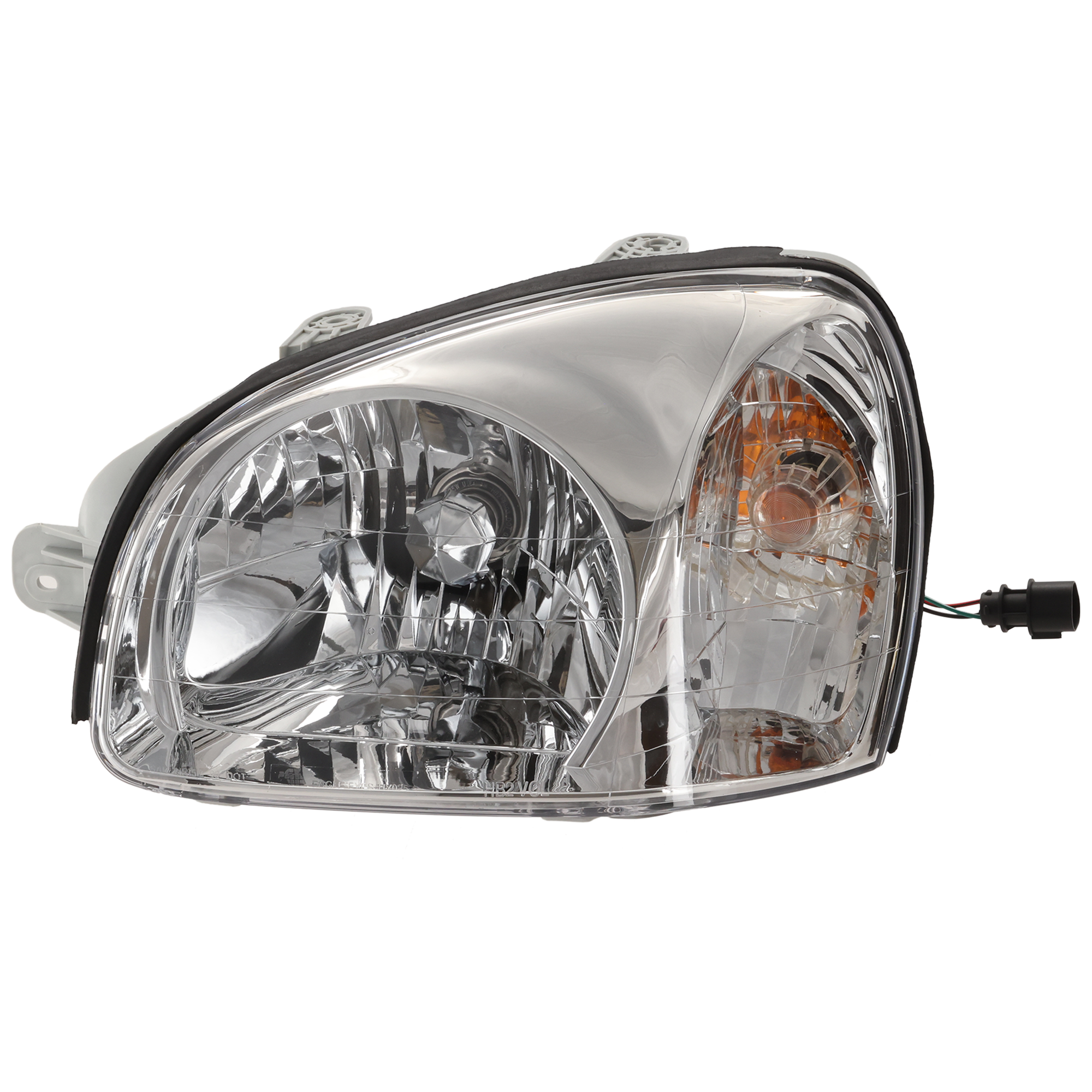 AM SANTA FE 01-03 HEAD LAMP LH Assembly Halogen To 3-3-03 SKU H100108 Partslink HY2502121 OEM 9210126050