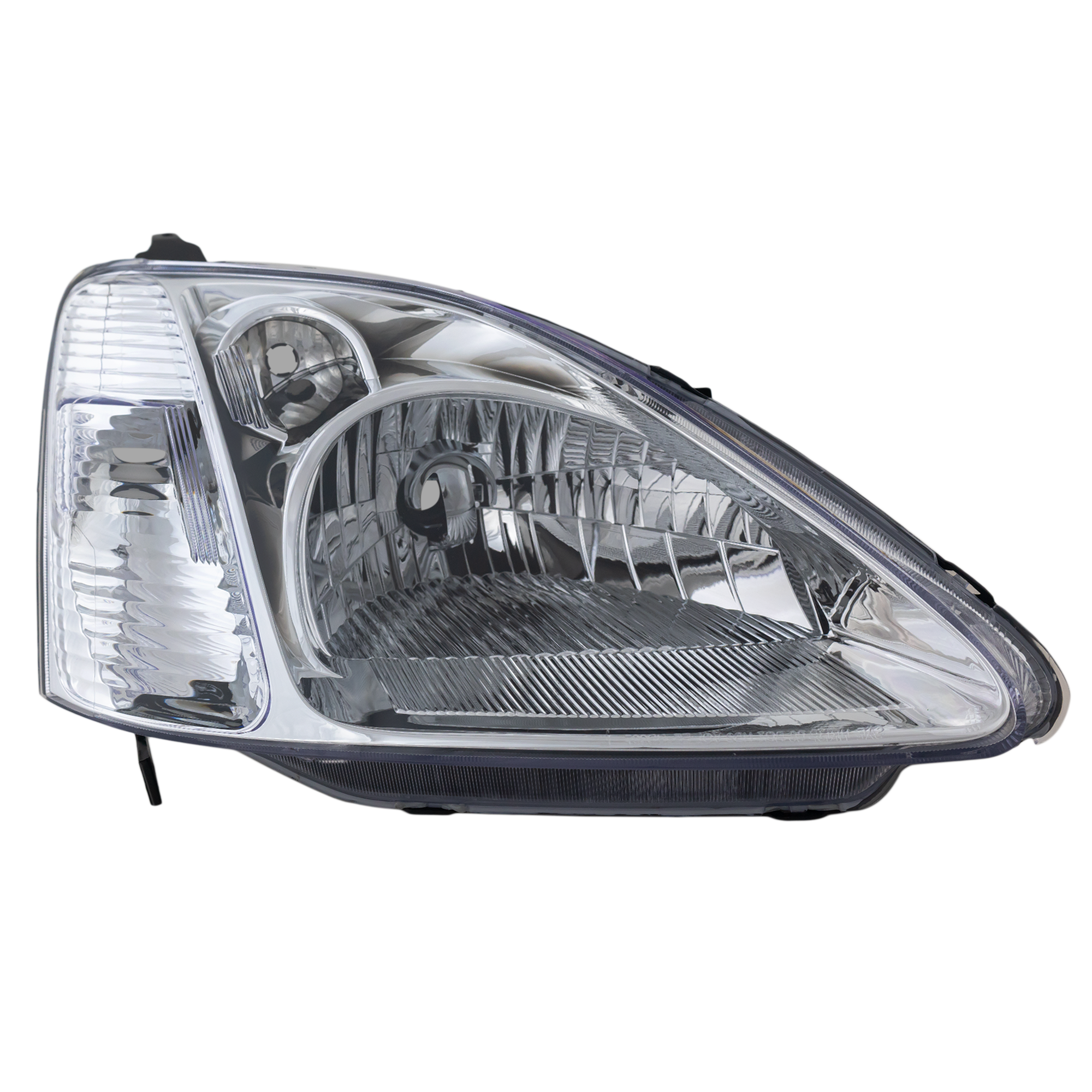AM CIVIC 02-03 HEAD LAMP RH Lens and Housing Halogen Hatchback SKU H100121 Partslink HO2519103 OEM 33101S5TC01