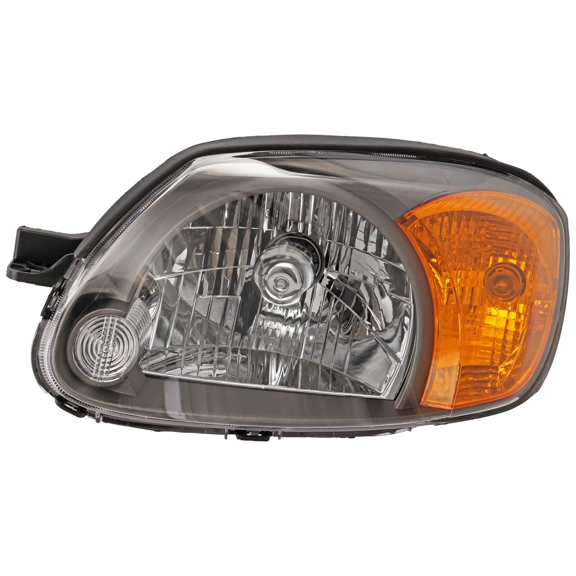 AM ACCENT 03-06 HEAD LAMP LH Assembly Halogen Hatchback Sedan SKU H100126 Partslink HY2502128 OEM 9210125550