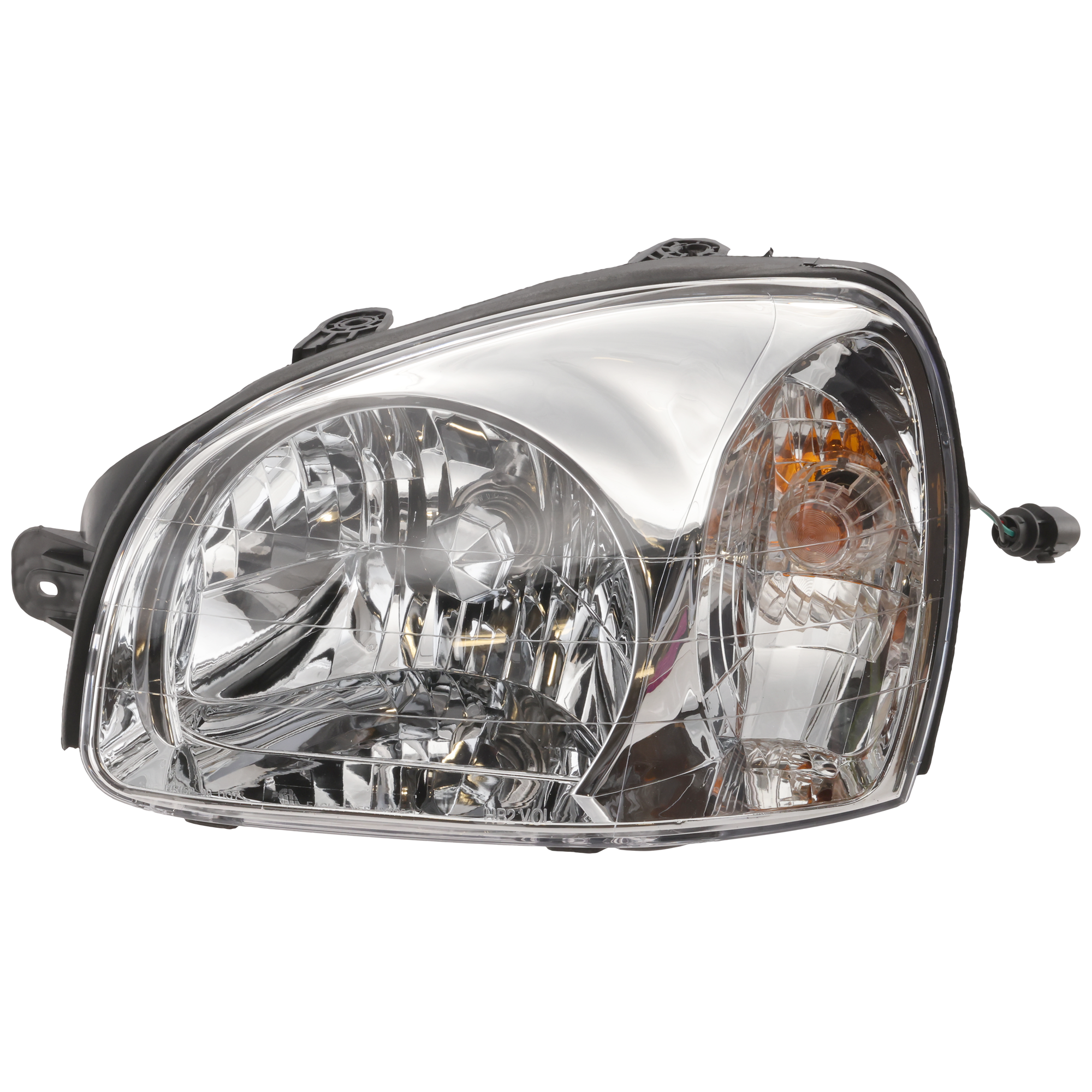 AM SANTA FE 03-06 HEAD LAMP LH Assembly Halogen From 7-14-03 SKU H100140 Partslink HY2502134 OEM 9210126251