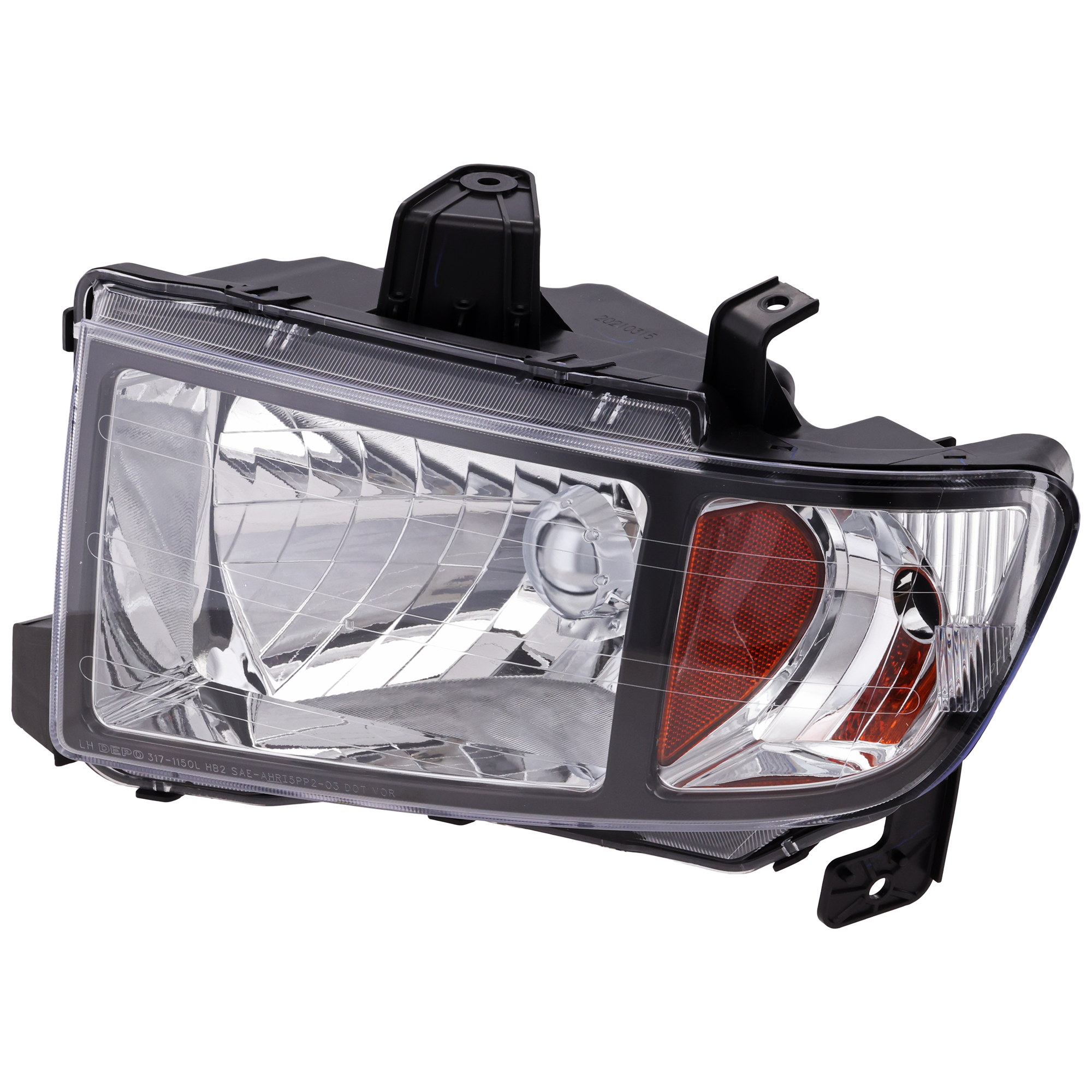 AM RIDGELINE 06-08 HEAD LAMP LH Lens and Housing Halogen CAPA SKU H100154Q Partslink HO2502128C OEM 33151SJCA02