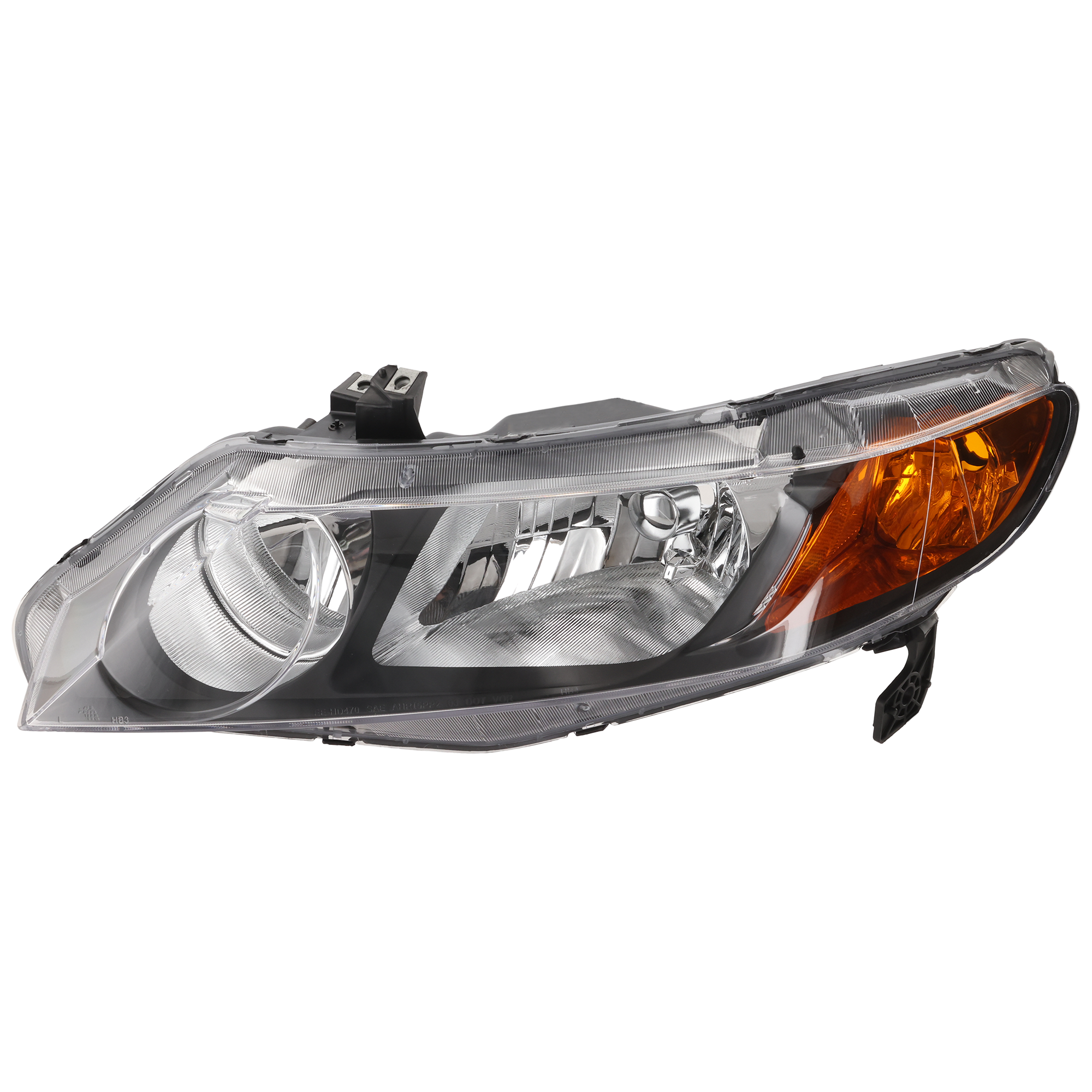 AM CIVIC 06-08 HEAD LAMP LH Lens and Housing Halogen Exc. Hybrid Model Sedan SKU H100160 Partslink HO2502125 OEM 33151SNAA02
