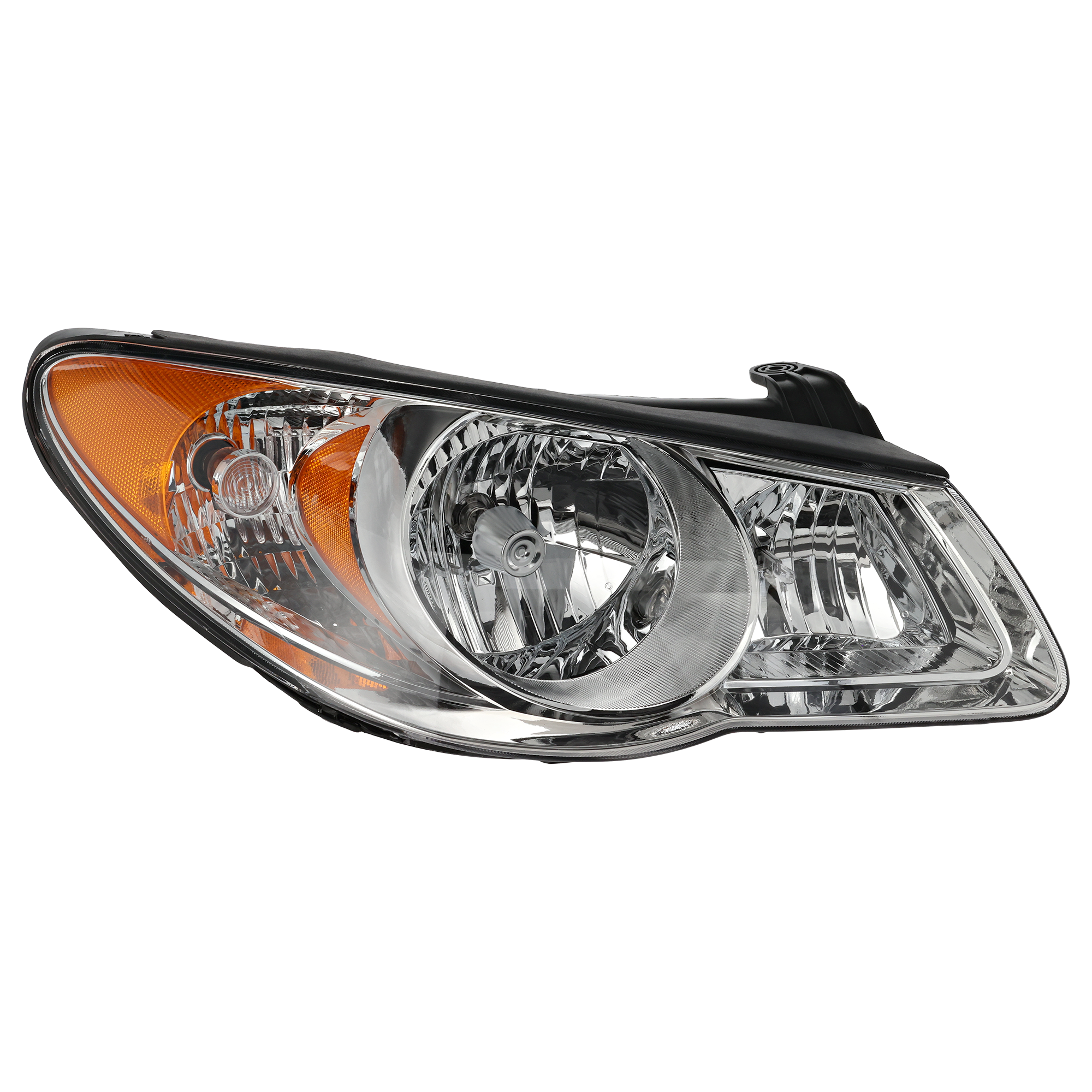 AM ELANTRA 07-09 HEAD LAMP RH Assembly Halogen Sedan CAPA SKU H100163Q Partslink HY2503138C OEM 921022H050
