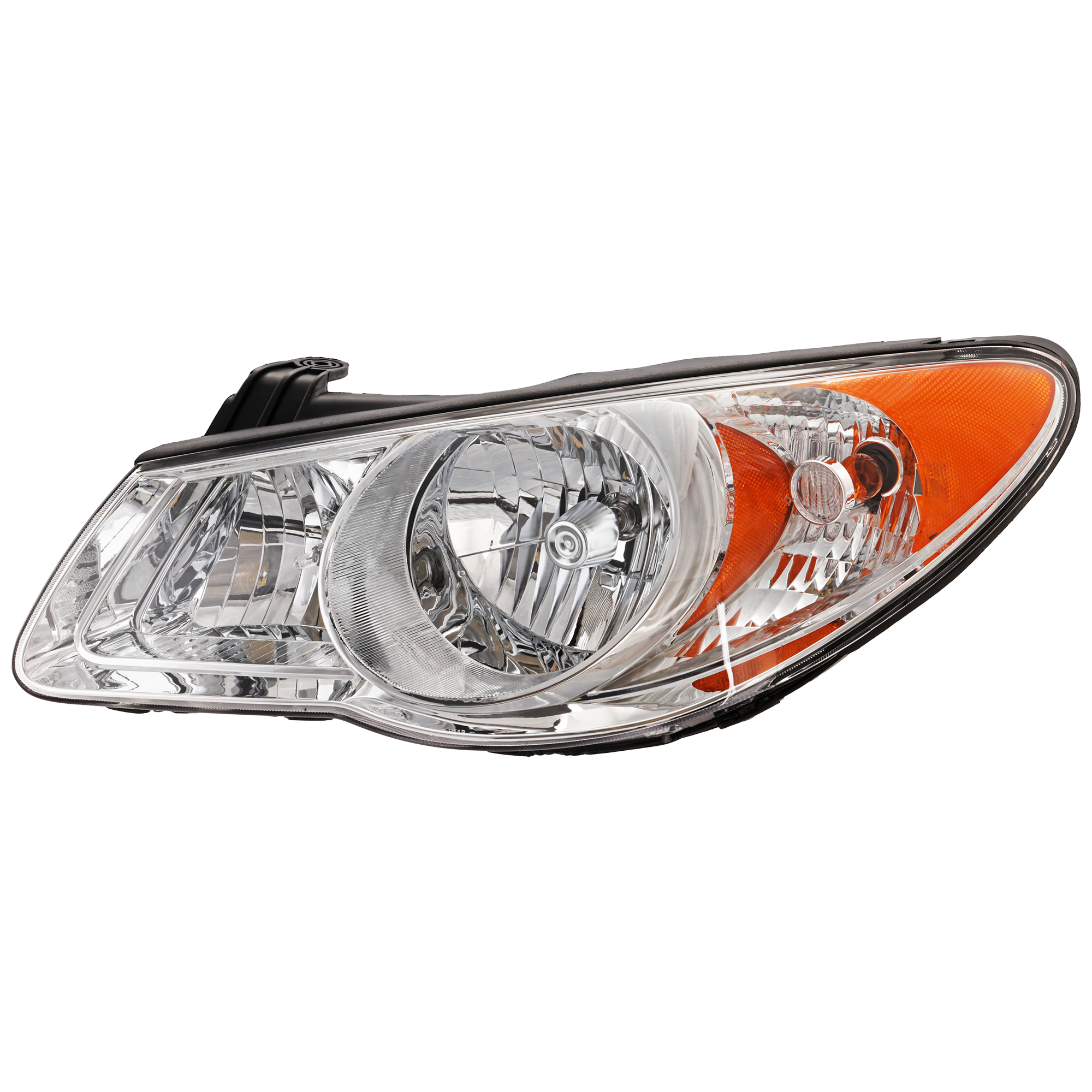 AM ELANTRA 07-09 HEAD LAMP LH Assembly Halogen Sedan SKU H100164 Partslink HY2502138 OEM 921012H050