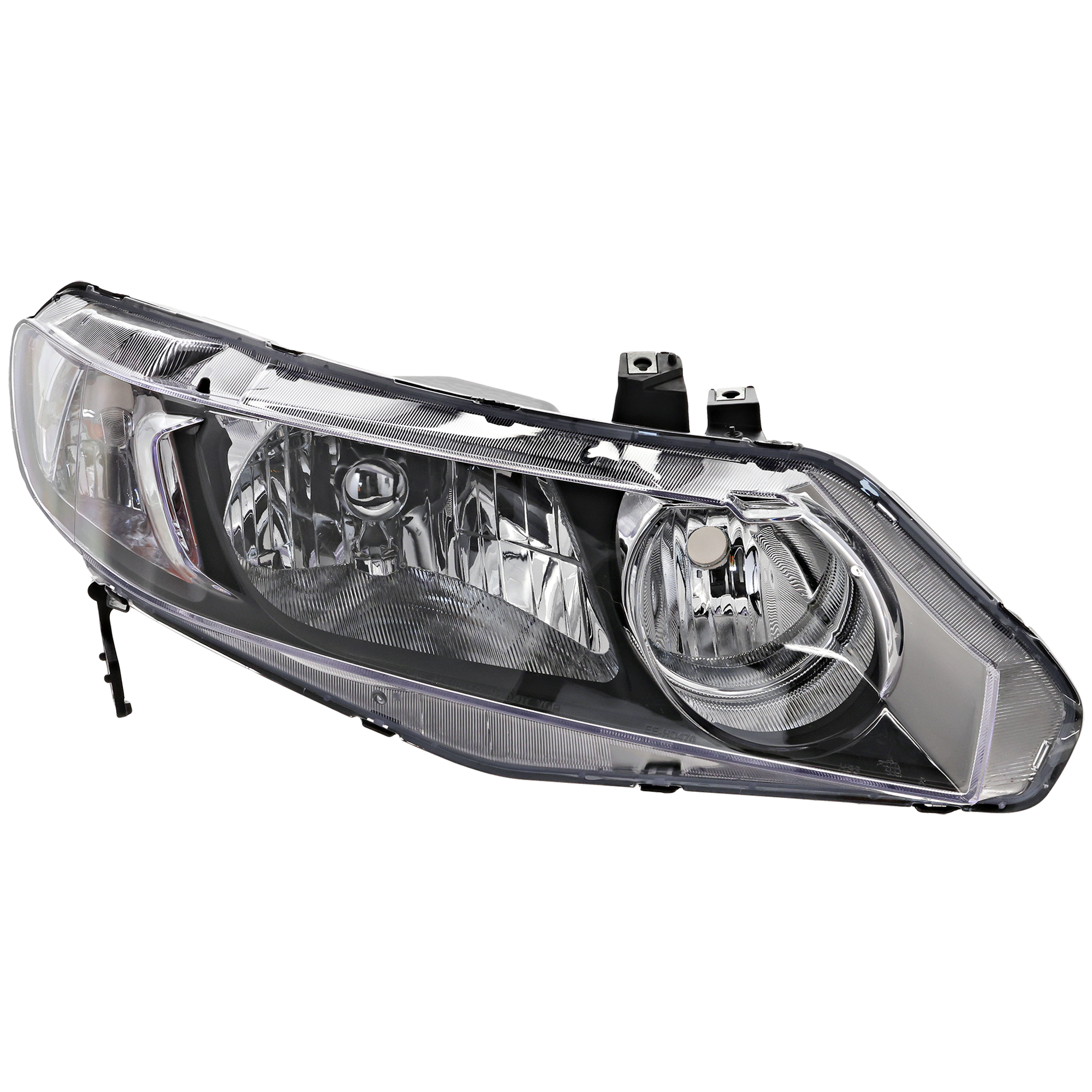 AM CIVIC 06-11 HEAD LAMP RH Lens and Housing Halogen Sedan Inc. 06-11 Hybrid Model SKU H100167 Partslink HO2503127 OEM 33101SNCA01