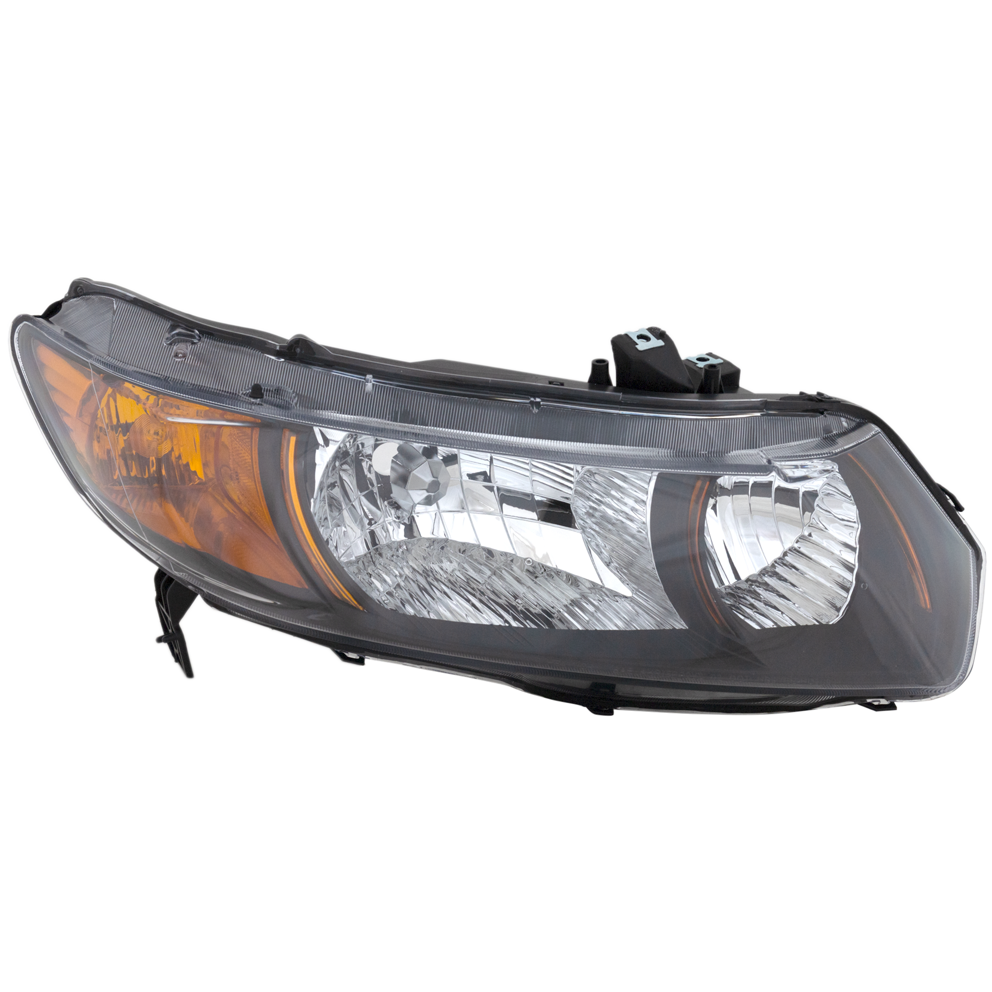 AM CIVIC 06-09 HEAD LAMP RH Lens and Housing Halogen 6 Speed Manual Trans Coupe SKU H100191 OEM 33101SVBA11-33101SVBA02