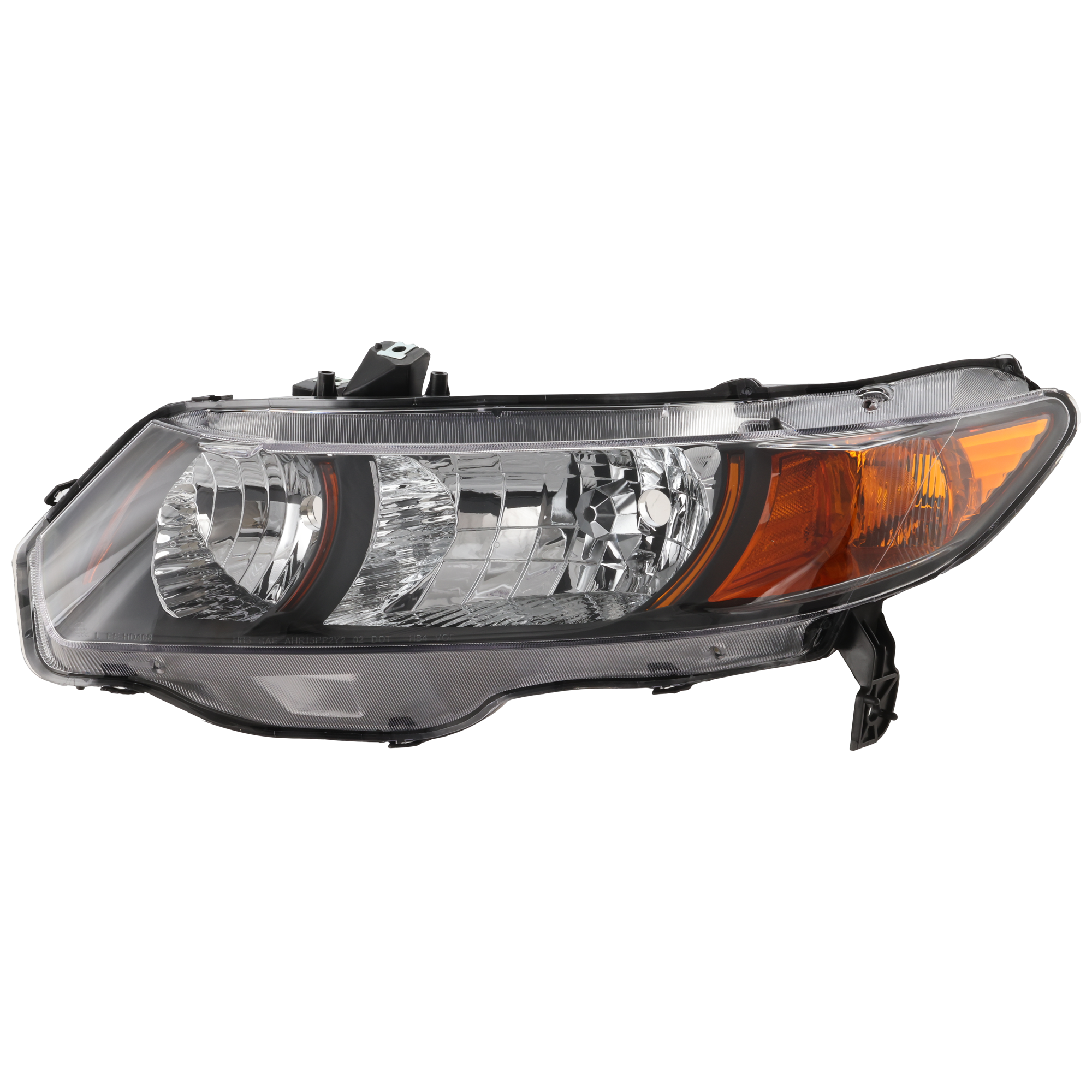 AM CIVIC 06-09 HEAD LAMP LH Lens and Housing Halogen 6 Speed Manual Trans Coupe SKU H100192 OEM 33151SVBA11-33151SVBA01