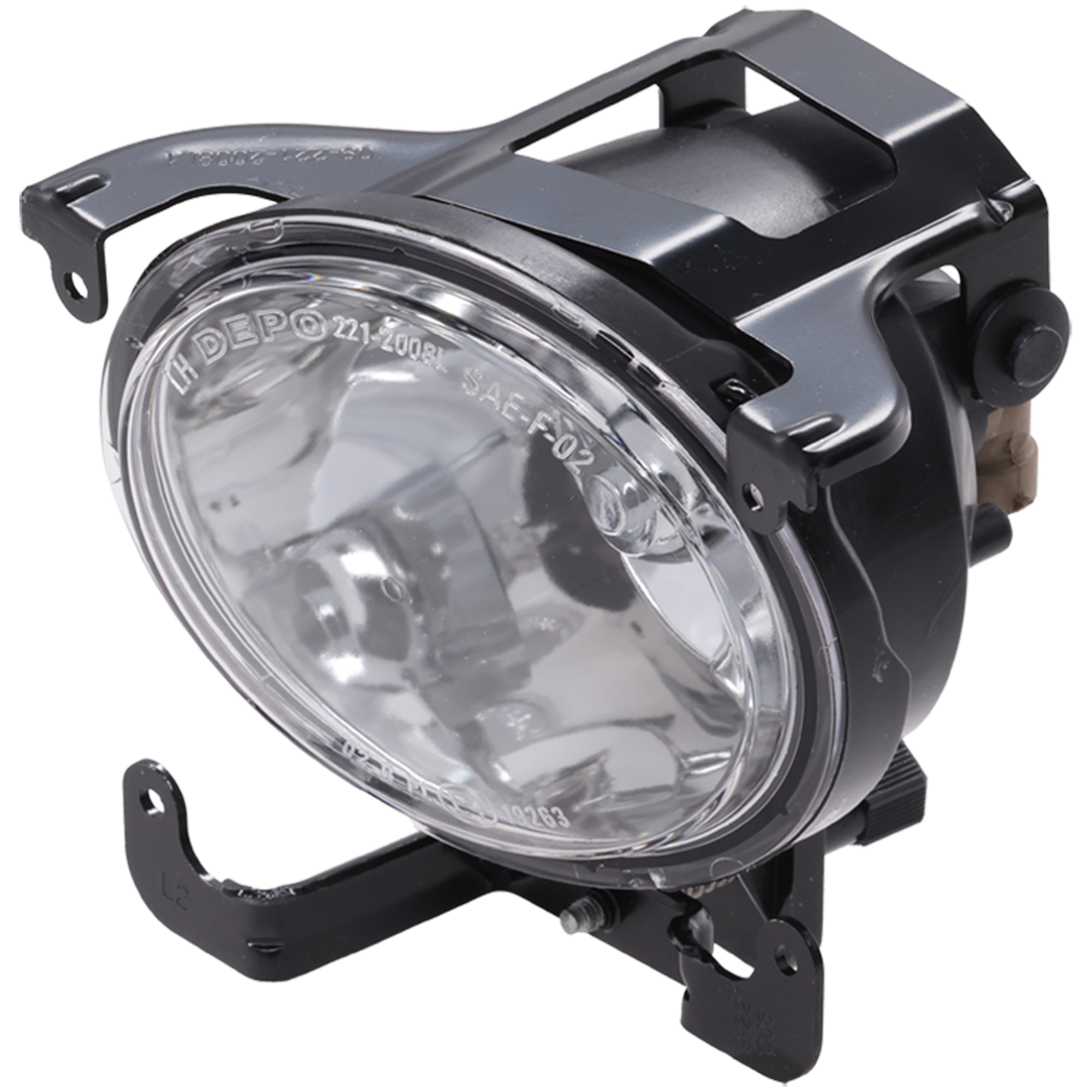 AM ACCENT 03-06 FRONT FOG LAMP LH Assembly Hatchback Sedan SKU H107532 Partslink HY2592118 OEM 9220125500