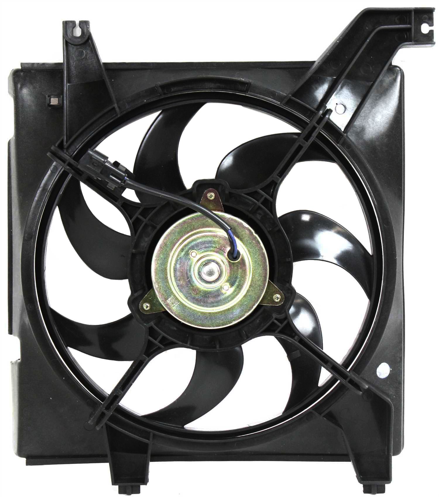 AM ELANTRA 01-06 TIBURON 03-08 RADIATOR FAN ASSEMBLY Tiburon 2.0L Eng. SKU H160921 Partslink HY3115105 OEM 253502D001