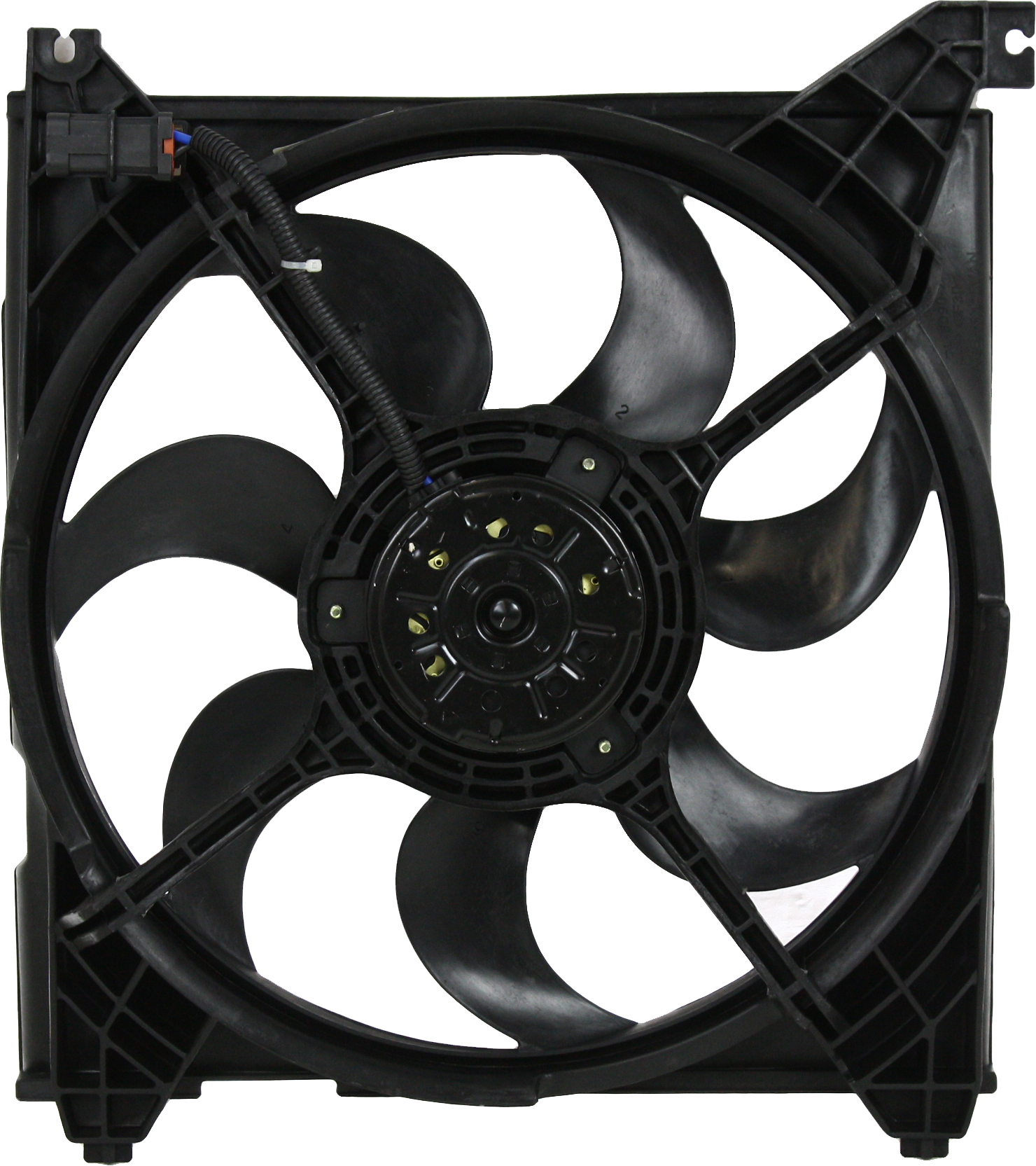 AM SANTA FE 01-06 RADIATOR FAN SHROUD ASSEMBLY 2.4L 2.7L Eng SKU H160923 Partslink HY3115108 OEM 2535026000 PFM