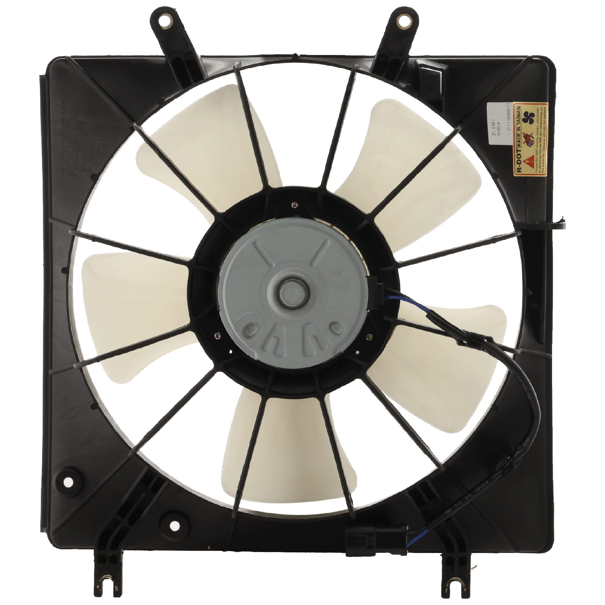 AM ACCORD 03-07 RADIATOR FAN SHROUD ASSEMBLY Left 6Cyl. Eng. SKU H160927 Partslink HO3115124 OEM 19015RCAA01