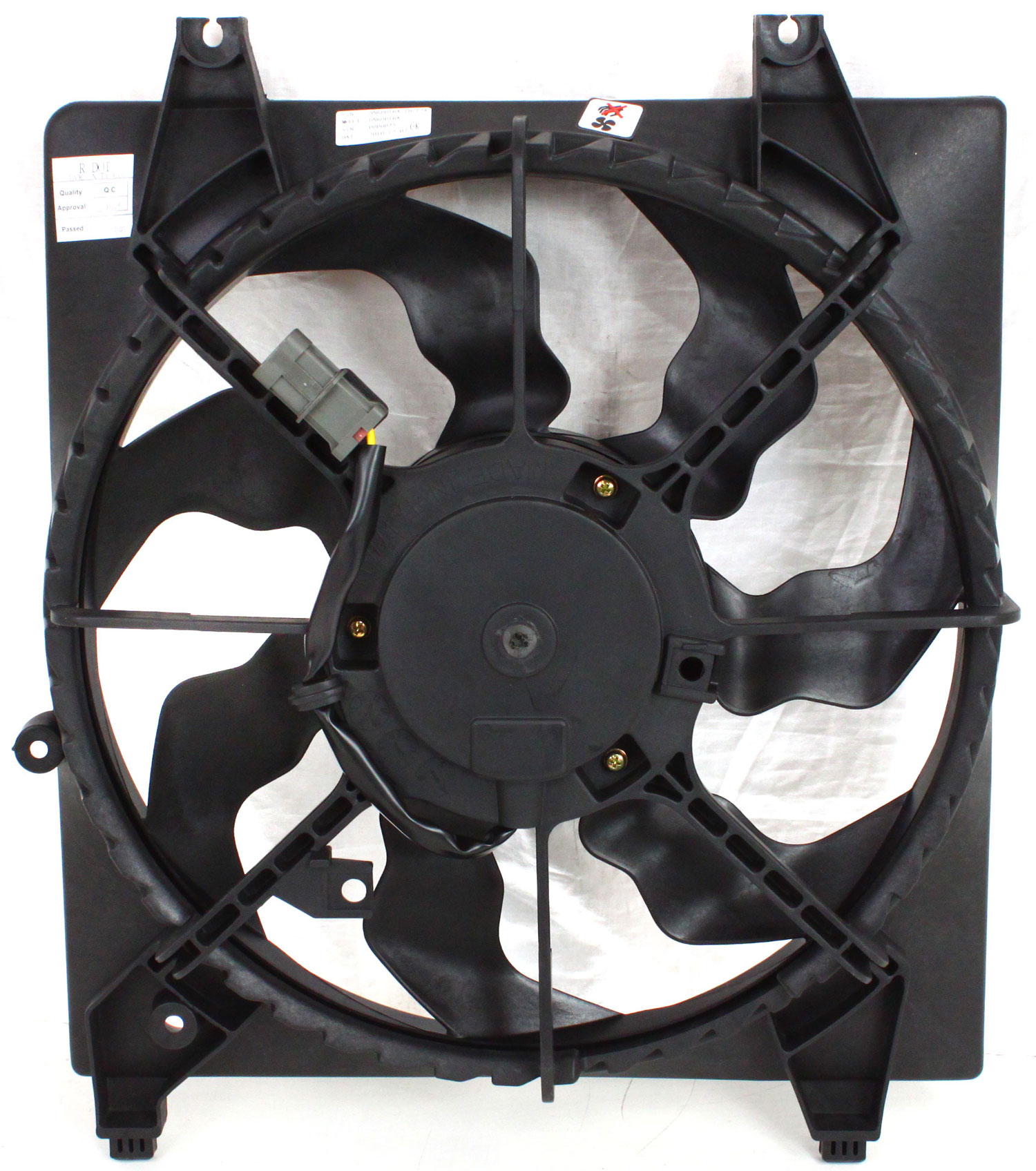 AM SANTA FE 07-09 RADIATOR FAN ASSEMBLY LH 2.7L Eng w o Towing Package 3.3L Eng SKU H160940 Partslink HY3115113 OEM 253802B100