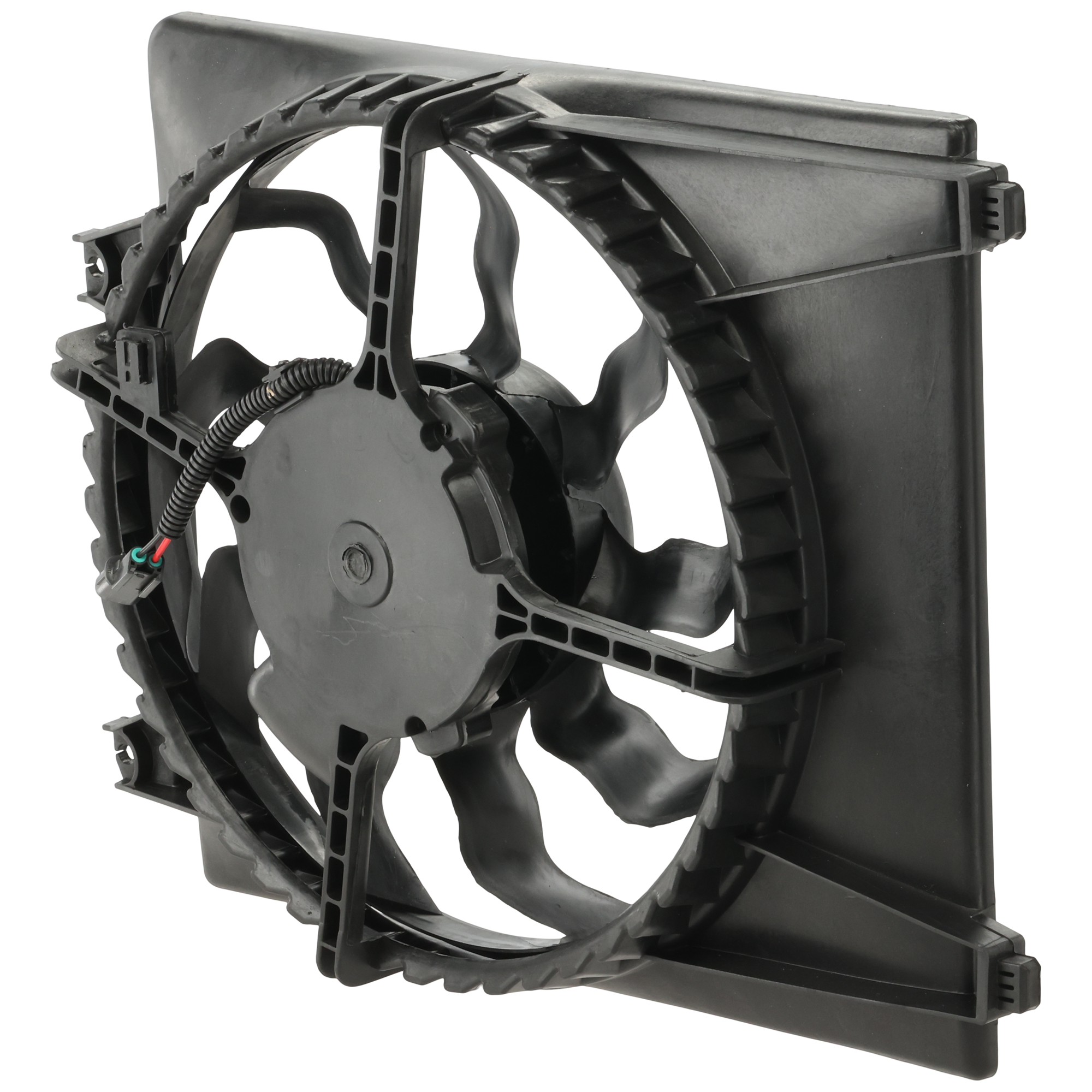 AM SANTA FE 07-09 A C CONDENSER FAN ASSEMBLY Single fan 2.7L Eng w o Towing Package 3.3L Eng SKU H190937 Partslink HY3115116 HY3115114 OEM 977302B000-977302B100