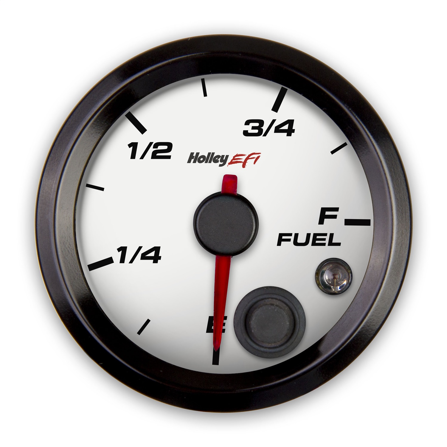 AM 2-1-16 in. Fuel Level Programmable White Face Black Bezel SKU H19553133W