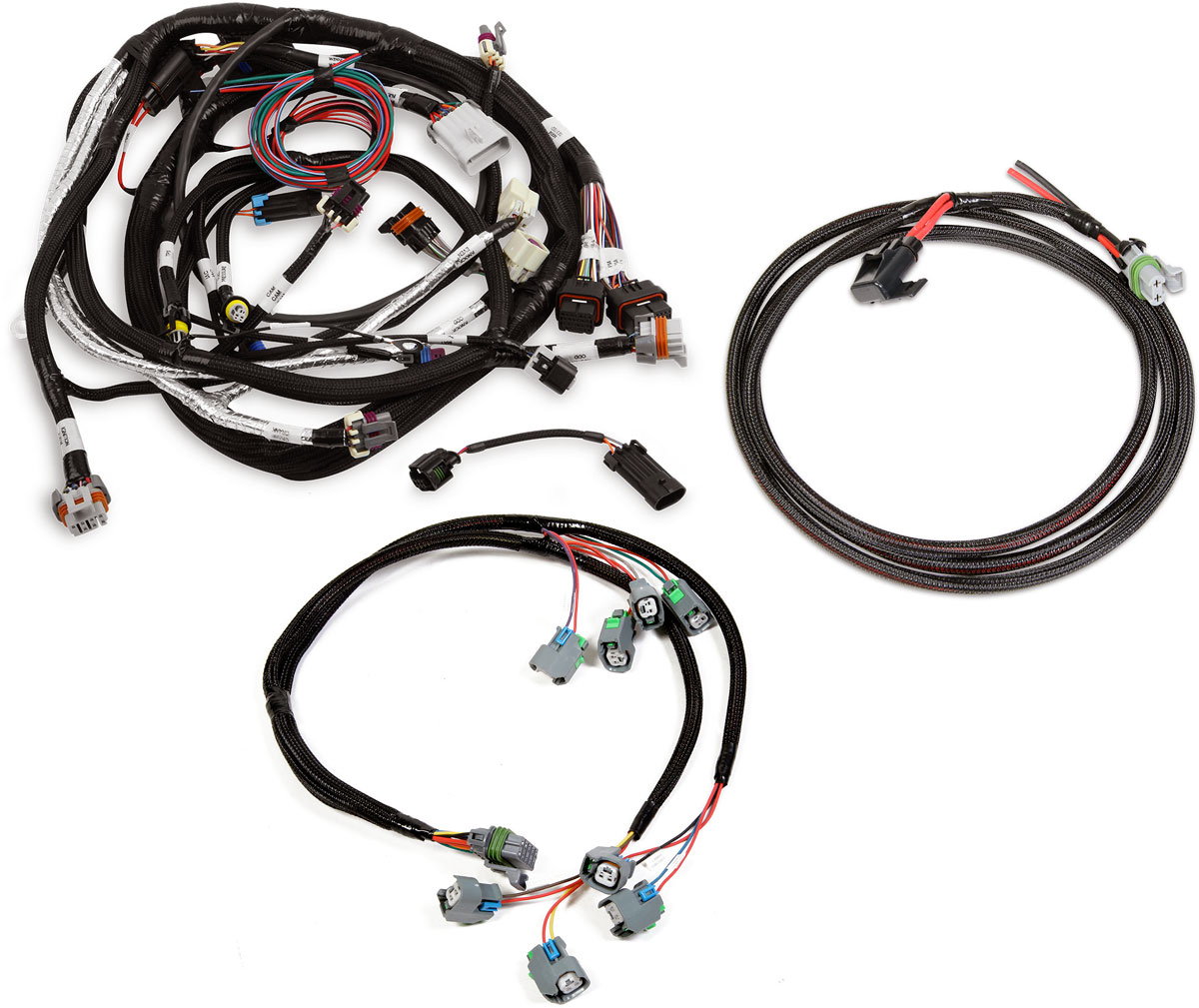AM Holley EFI MPFI Kits HARNESS KIT LS2-3-7-58X USCAR INJECTOR SKU H19558-501