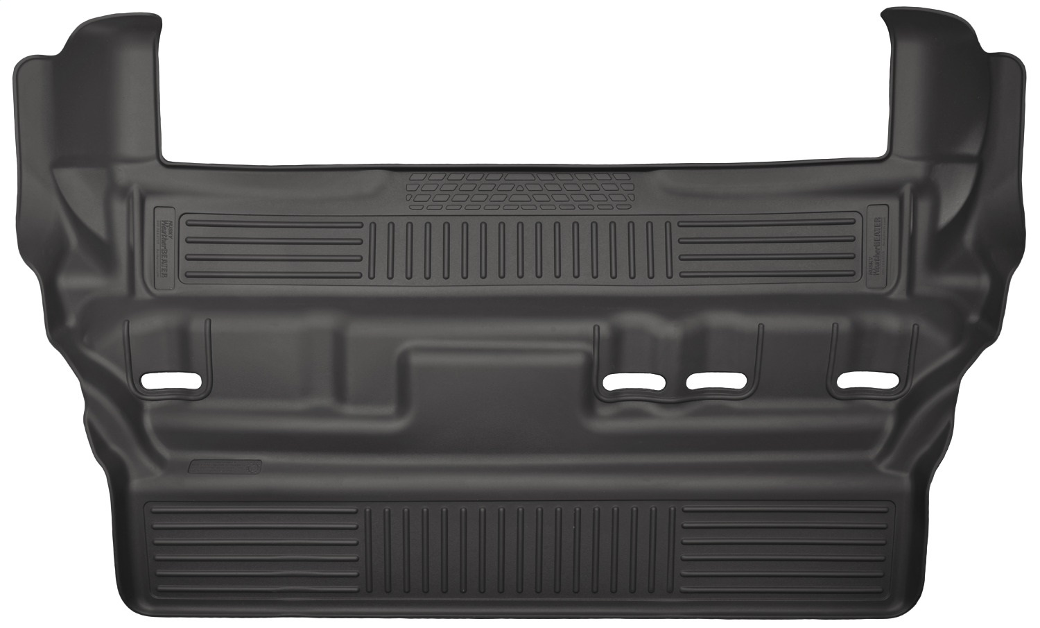 AM Floor Liner 3rd Seat Floor Liner Black Third Row Qty Sold : 1 Weatherbeater Series TPO Thermoplastic Olefin SKU H2119311