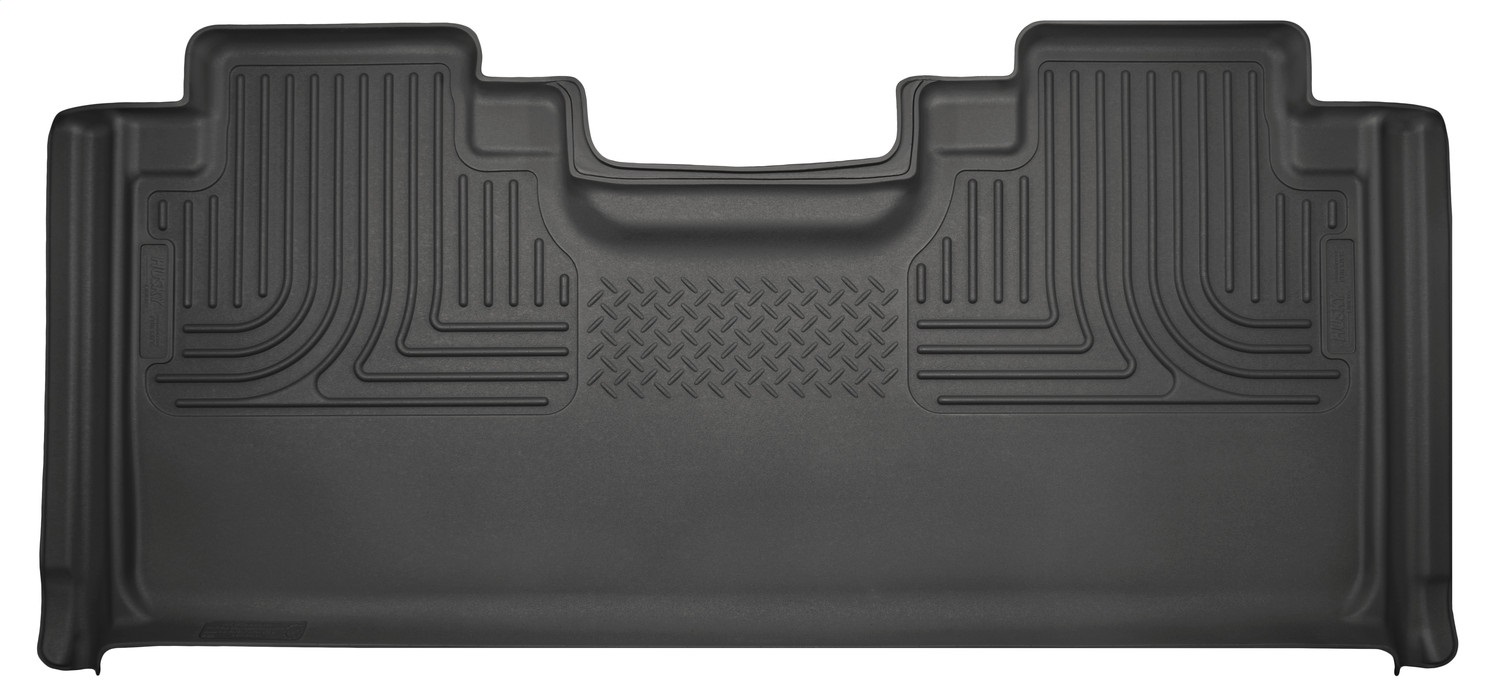 AM Weatherbeater Series 2nd Seat Floor Liner 2015 Ford F 150 SuperCab Pickup color:Black location:Second Row SKU H2119361