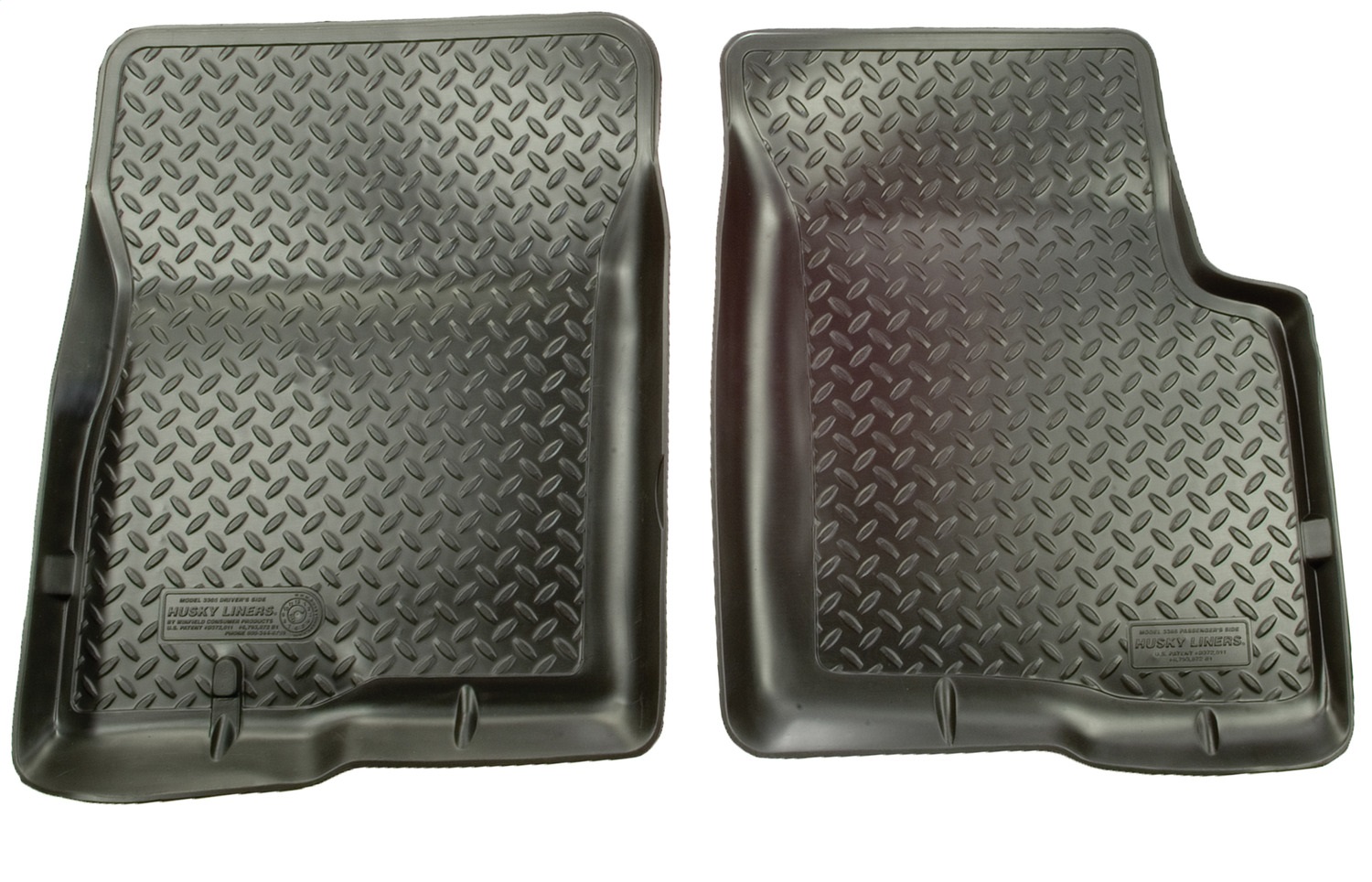 AM Floor Liner Front Floor Liners Black Front Row Qty Sold : 2 Classic Style Series TPE Thermoplastic Elastomer SKU H2132501