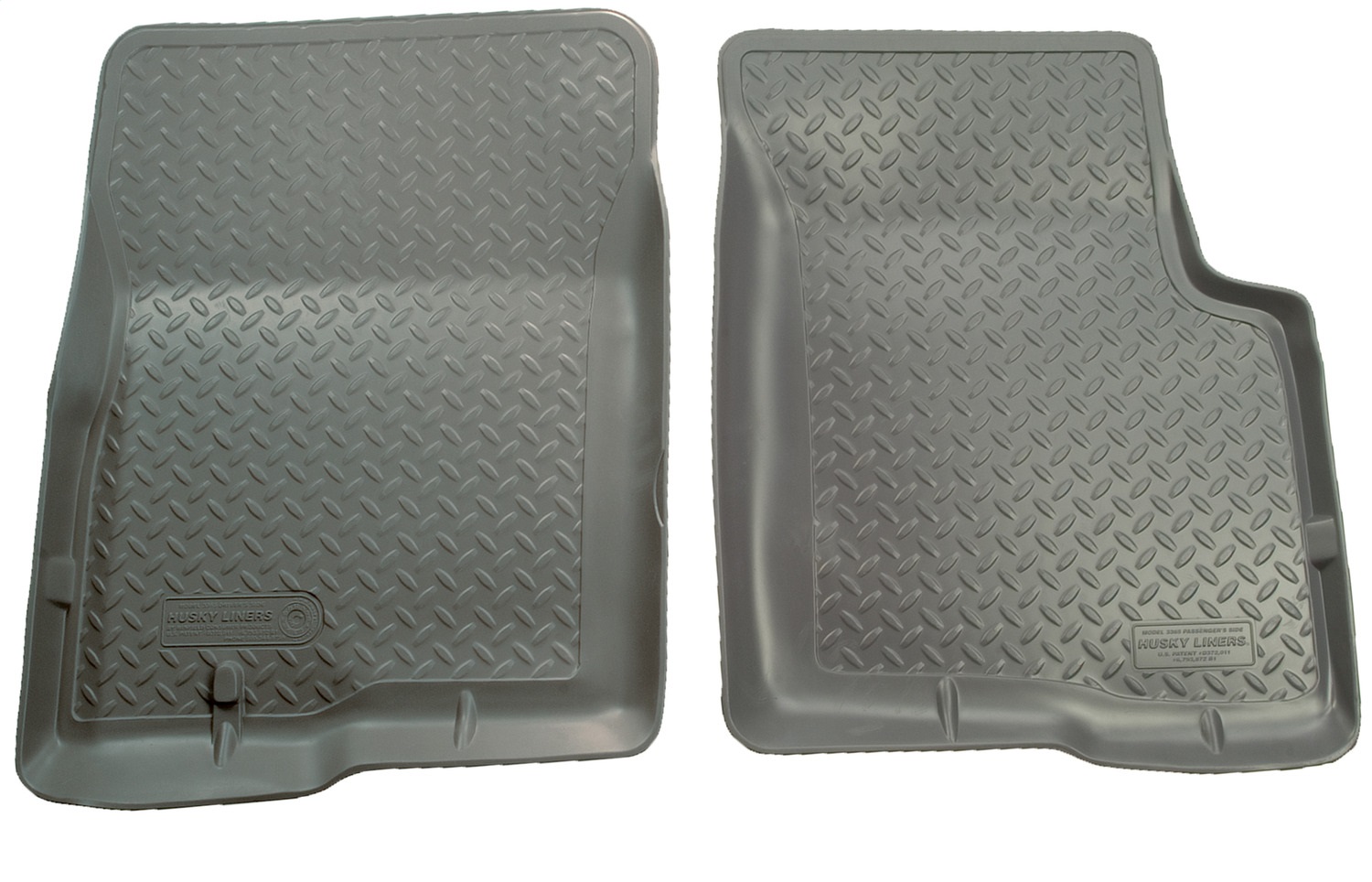 AM Floor Liner Front Floor Liners Grey Front Row Qty Sold : 2 Classic Style Series TPE Thermoplastic Elastomer SKU H2133002