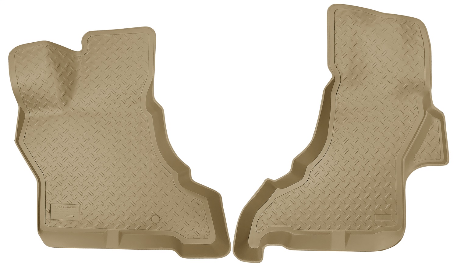 AM Floor Liner Front Floor Liners Tan Front Row Qty Sold : 2 Classic Style Series TPE Thermoplastic Elastomer SKU H2133253