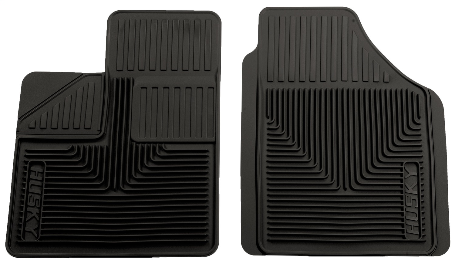 AM Floor Mat Front Floor Mats Black Front Row Qty Sold : 2 Heavy Duty Floor Mats TPE Thermoplastic Elastomer SKU H2151141