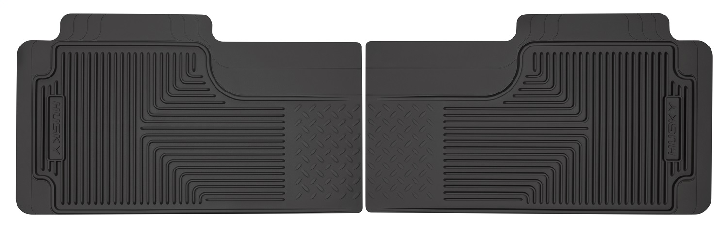 AM Floor Mat 2nd Or 3rd Seat Floor Mats Black Second Or Third Row Qty Sold : 2 Heavy Duty Floor Mats TPE Thermoplastic Elastomer SKU H2152011