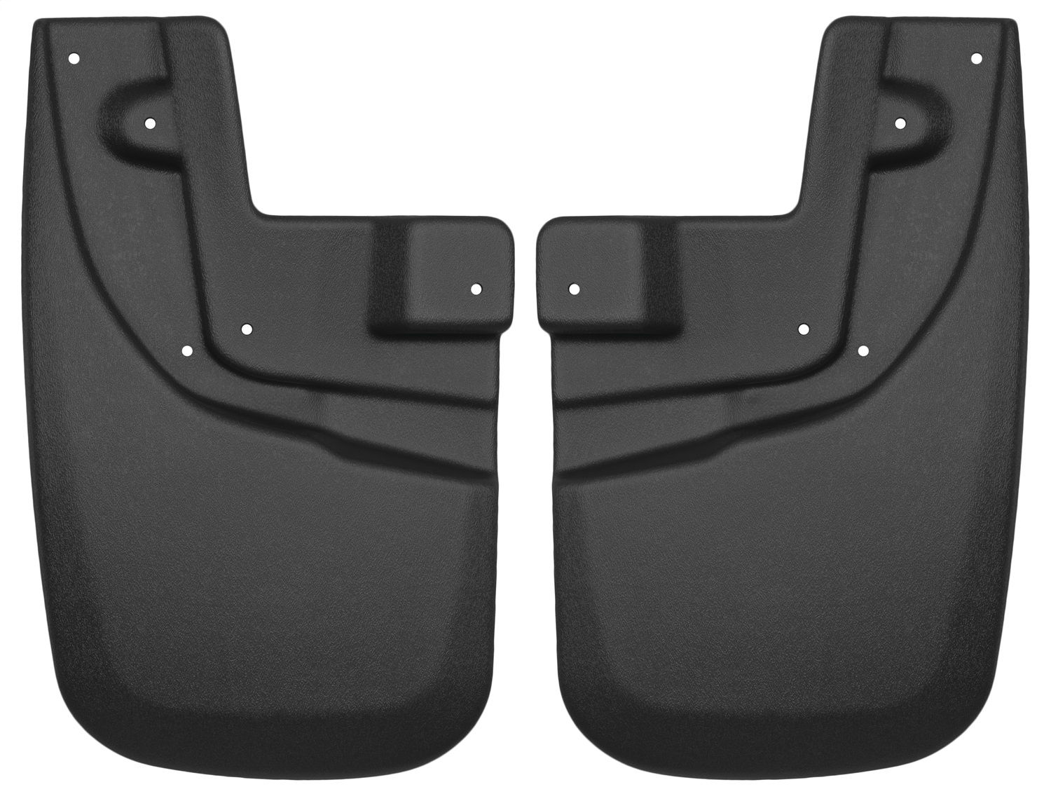 AM Mud Flap Front Mud Guards Black Qty Sold : 2 Custom Mud Guards TPO Thermoplastic Olefin SKU H2156931