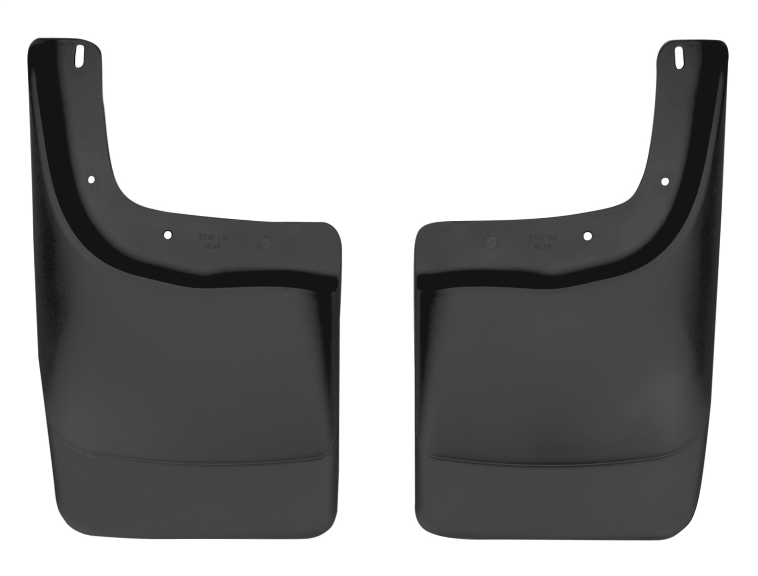 AM Mud Flap Rear Mud Guards Black Qty Sold : 2 Custom Mud Guards TPO Thermoplastic Olefin SKU H2157411