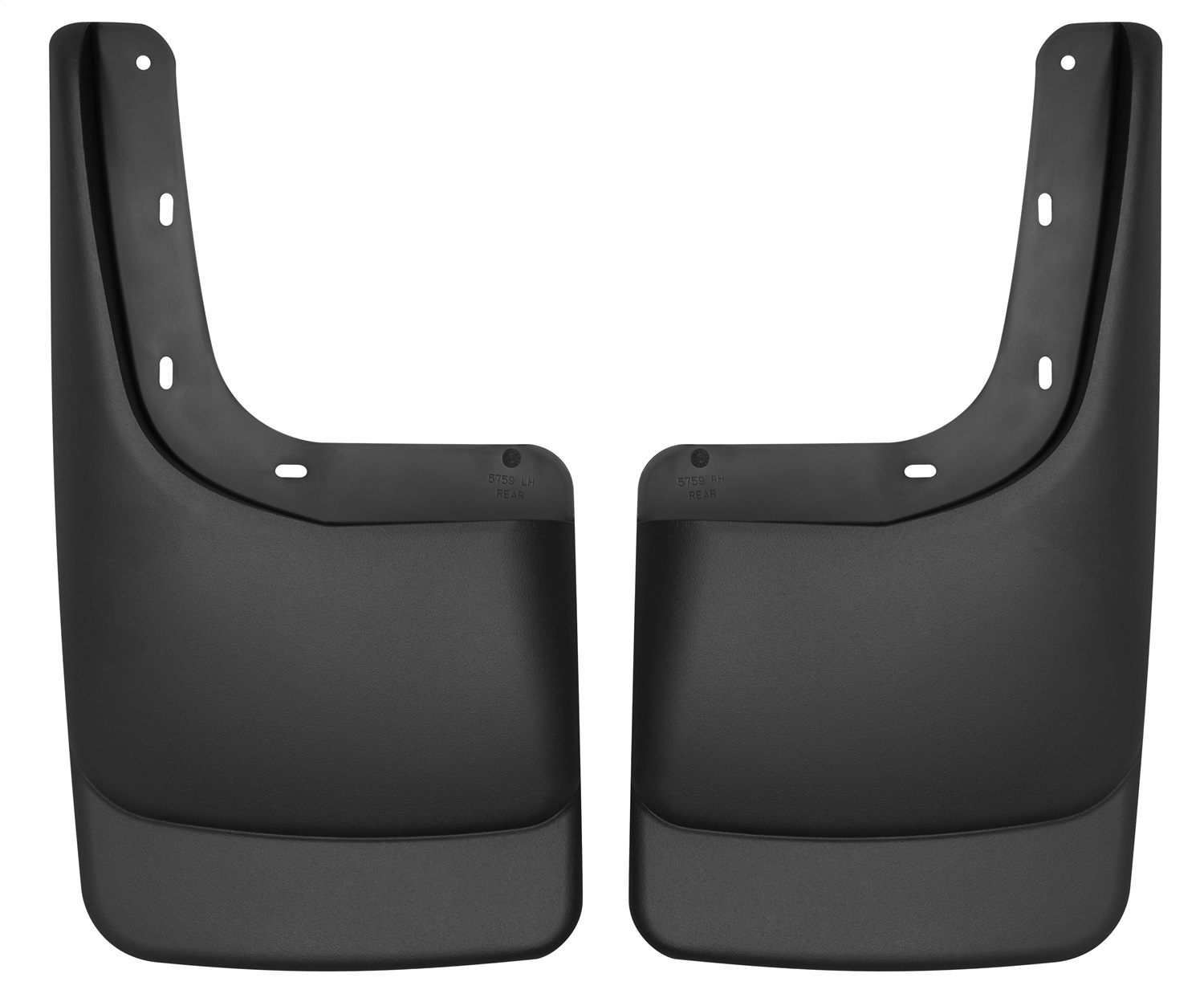 AM Mud Flap Rear Mud Guards Black Qty Sold : 2 Custom Mud Guards TPO Thermoplastic Olefin SKU H2157591
