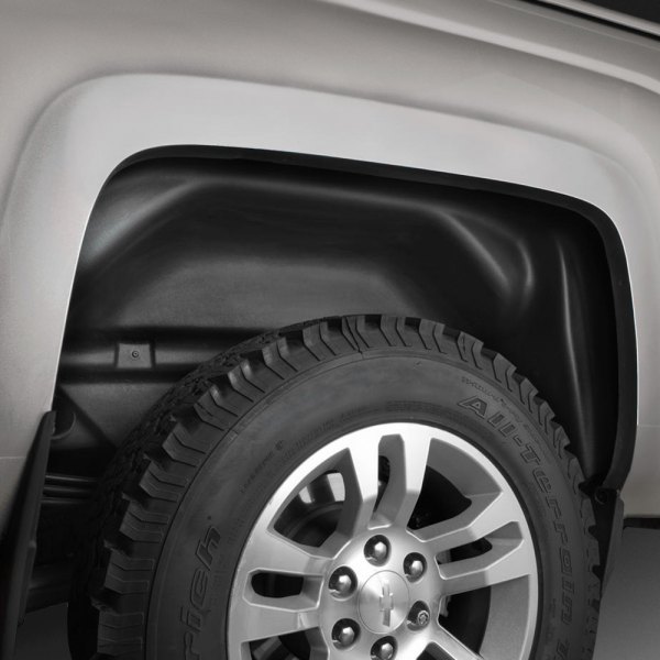 AM 2021 Ford F 150 King Ranch Rear Wheel Well Guards Black Plastic Material SKU H2179161