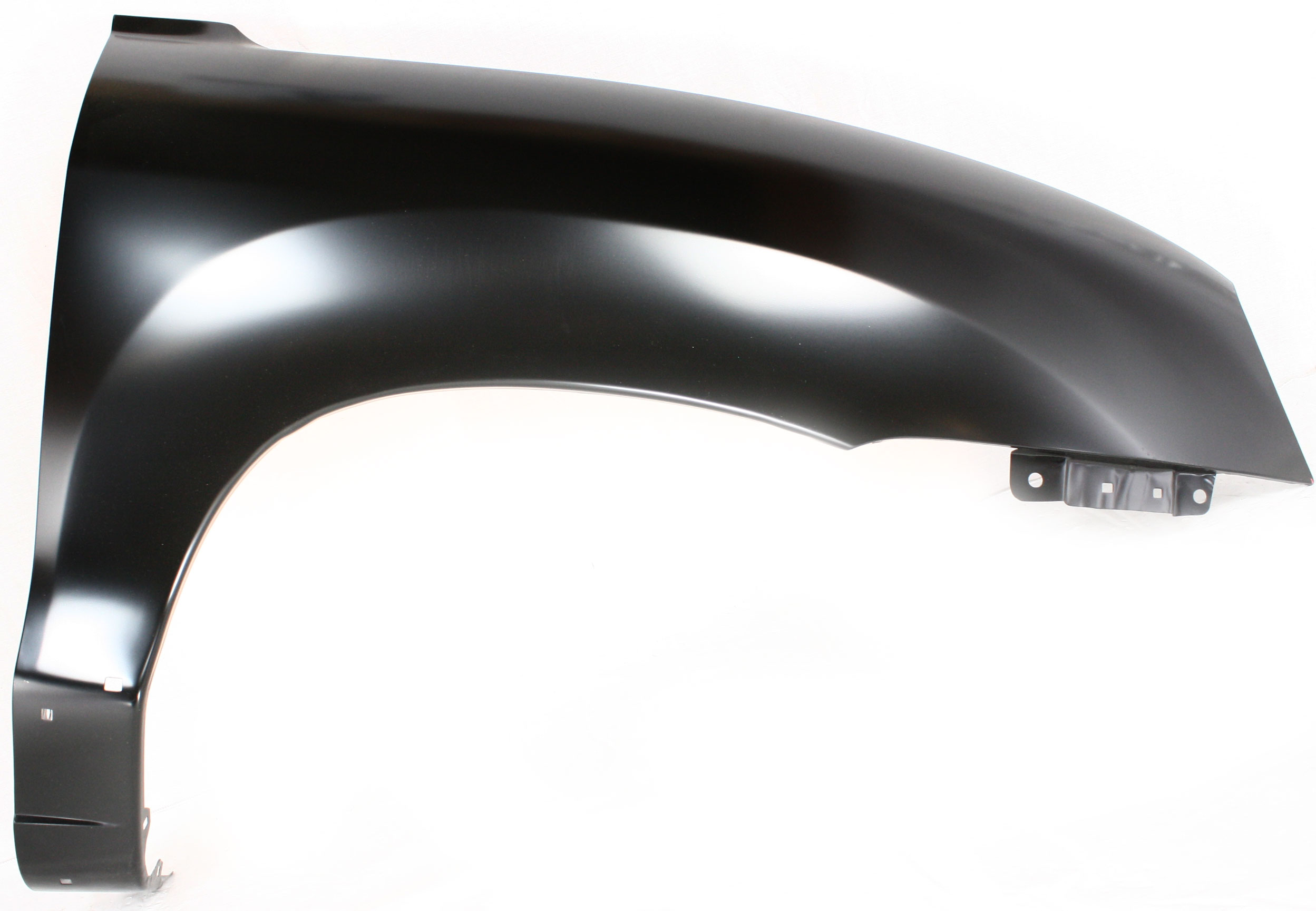 AM SANTA FE 01-06 FRONT FENDER RH Primed Exc. Base GL Models w Molding Hole SKU H220129 Partslink HY1241119 OEM 6632126260