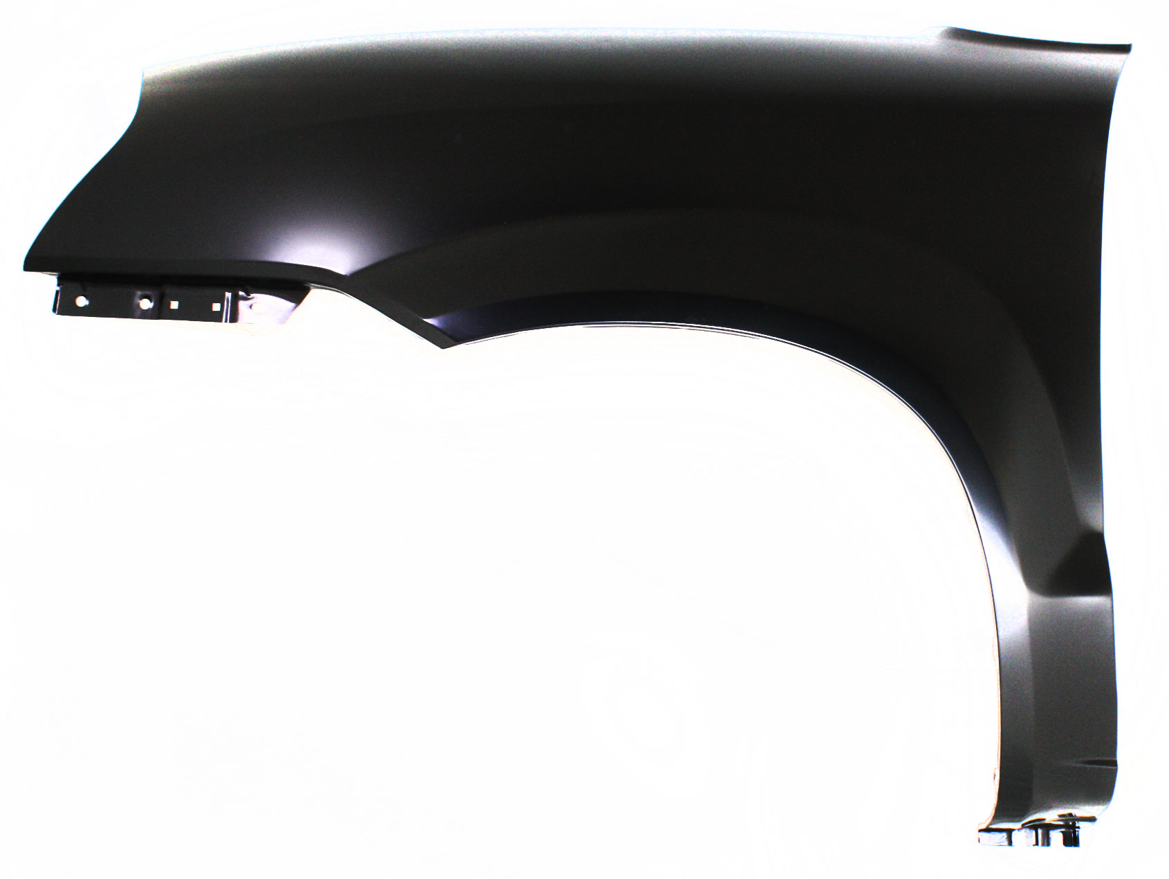 AM TUCSON 05-09 FRONT FENDER LH Primed 2.0L Eng w o Signal Light and Side Cladding Hole SKU H220160 Partslink HY1240135 OEM 663112E100