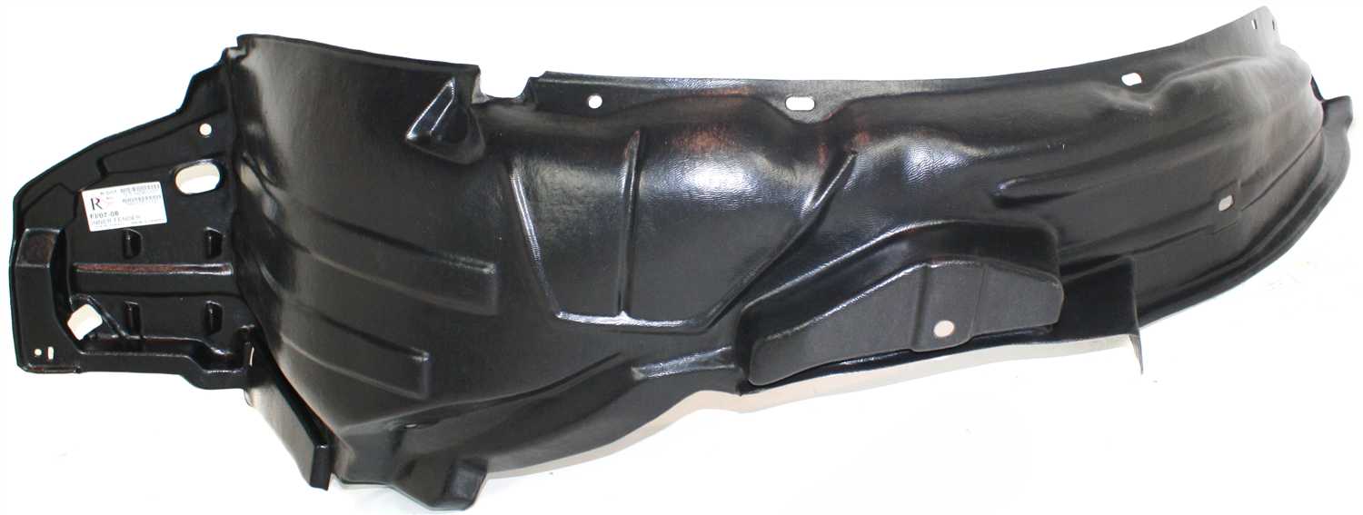 AM FIT 07-08 FRONT FENDER LINER RH USA Type SKU H222307 Partslink HO1251112 OEM 74101SLNA00