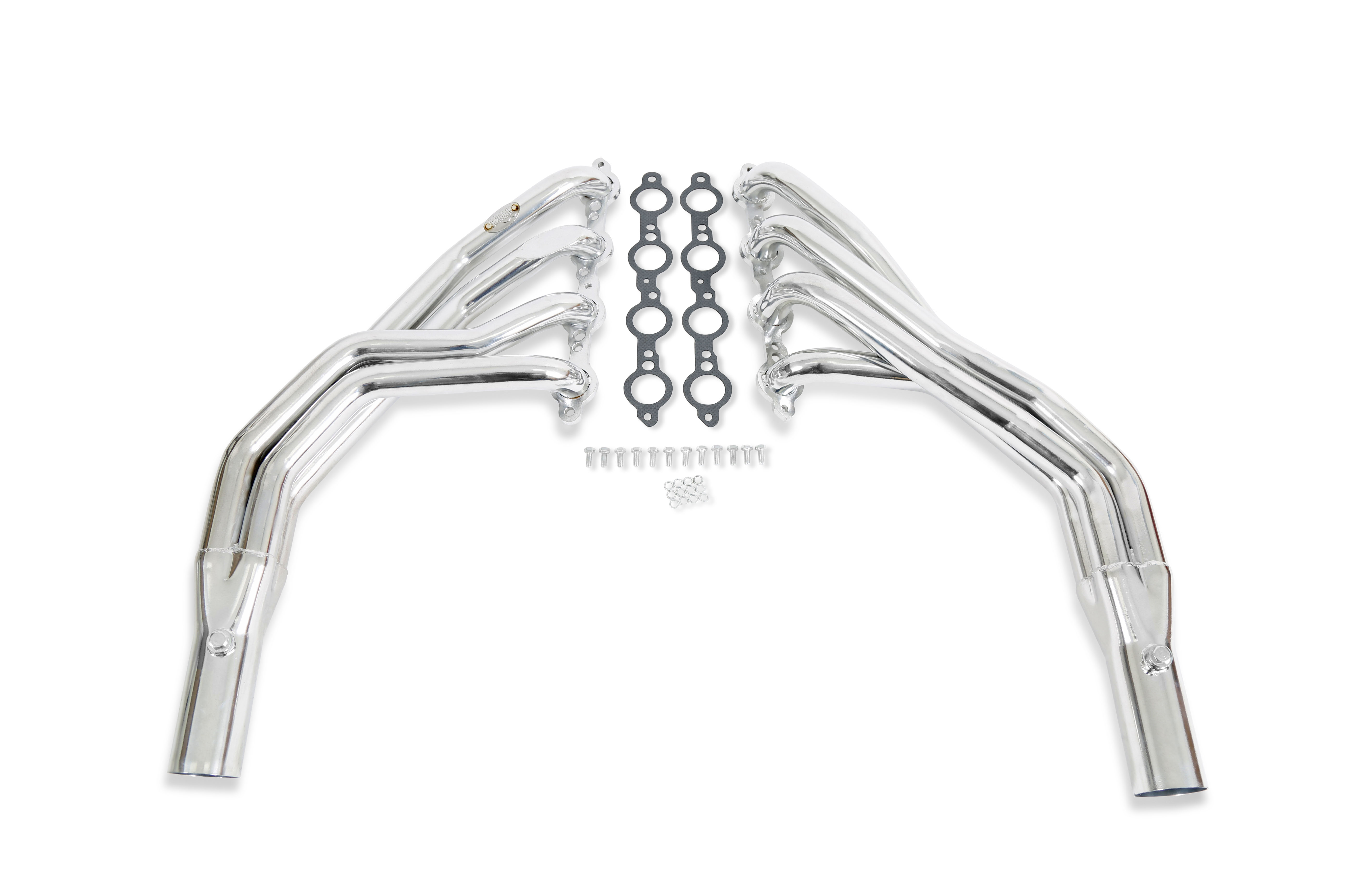 AM SuperComp ESwap Headers HEADER SWAP 55-57 CHEV LS 1 SILVER CERAMIC SKU H2622921HKR