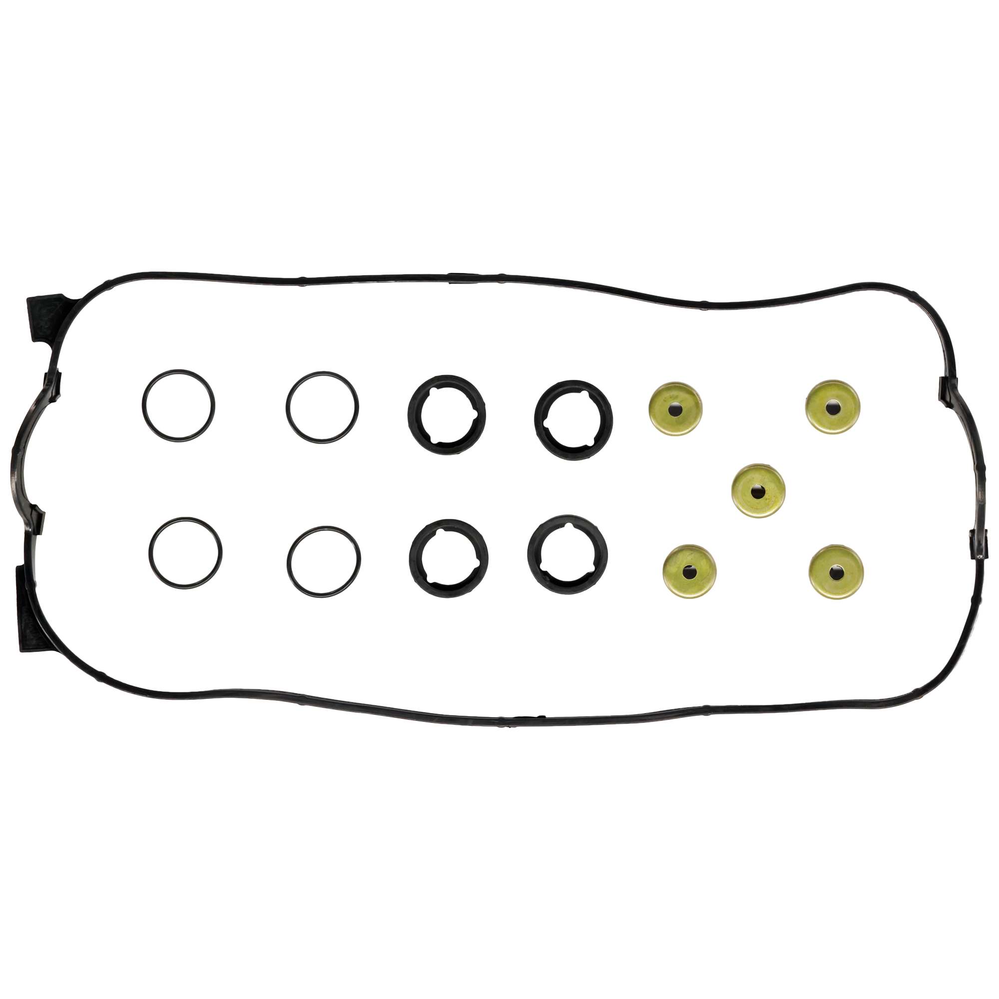 AM ACCORD 90-97 VALVE COVER GASKET 2.2L Engine w Grommets and Spark Plug Tube Seals SKU H312901 OEM 19648-19811-0361400-0361478-03
